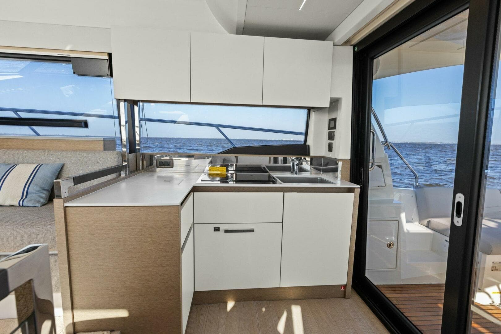 2022 Prestige 460 Flybridge - Brace Yourself Too -Galley