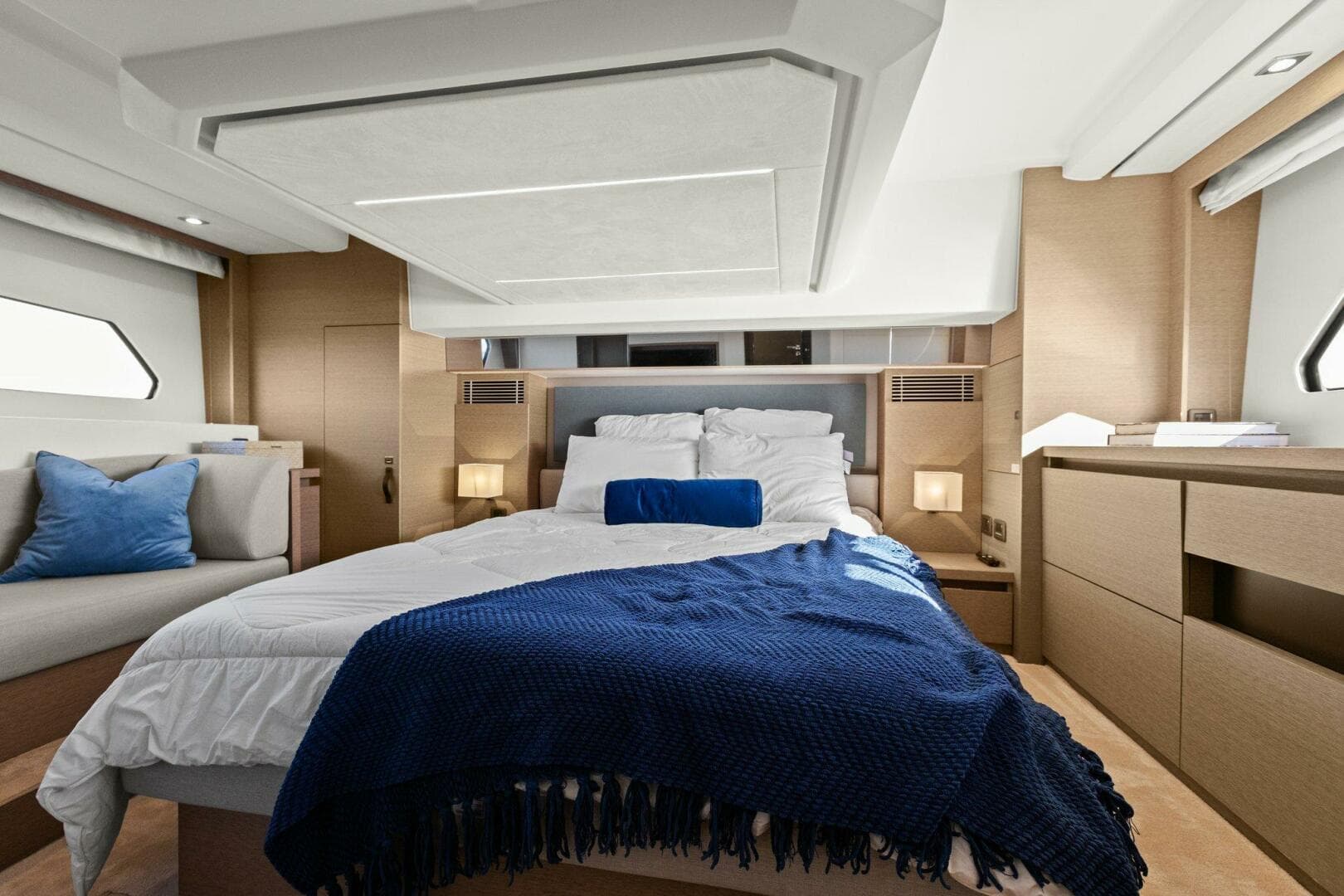 2022 Prestige 460 Flybridge - Brace Yourself Too - Master Stateroom