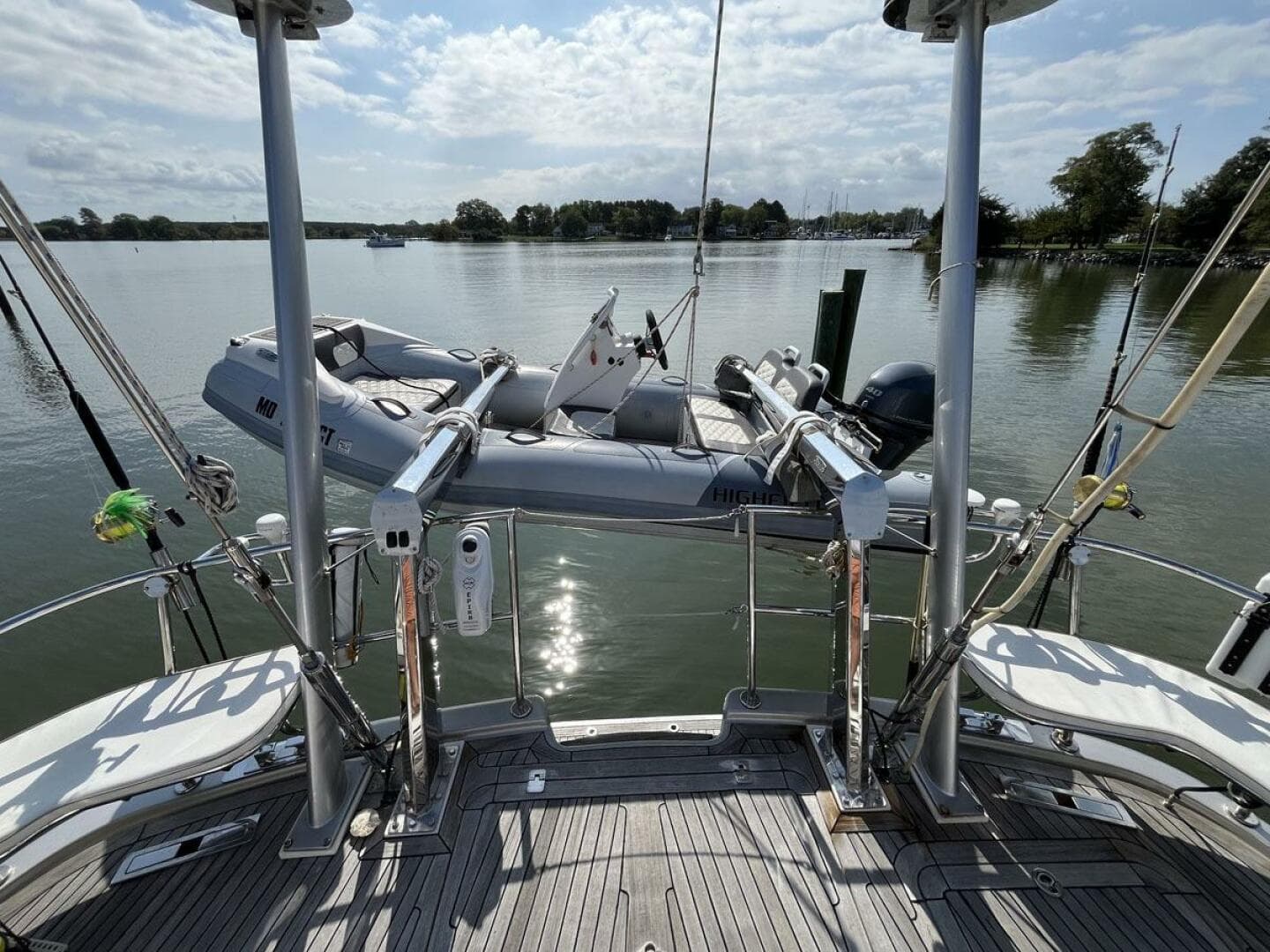 RIB in Electric Davits