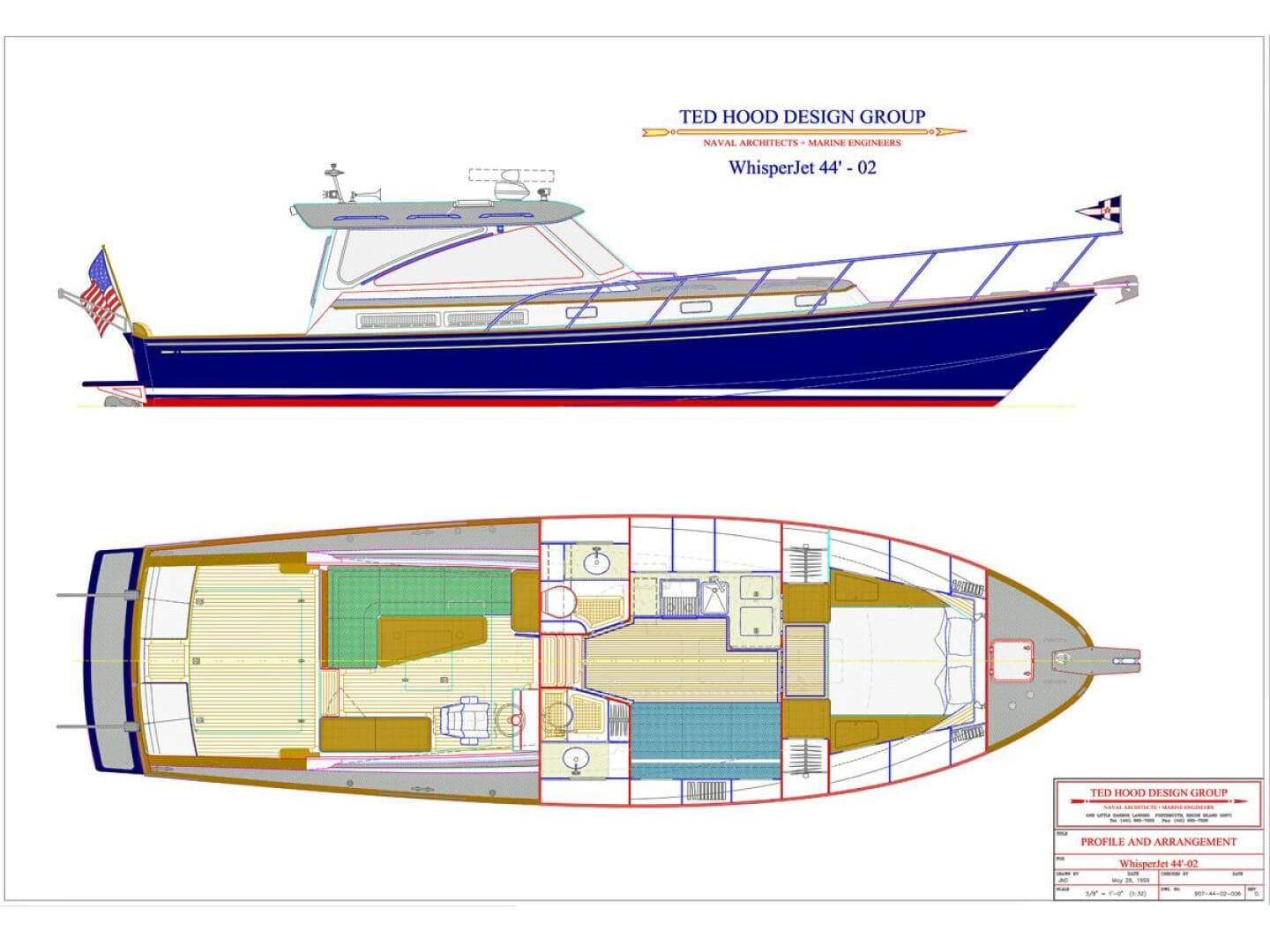 Little Harbor Whisperjet 44 Layout
