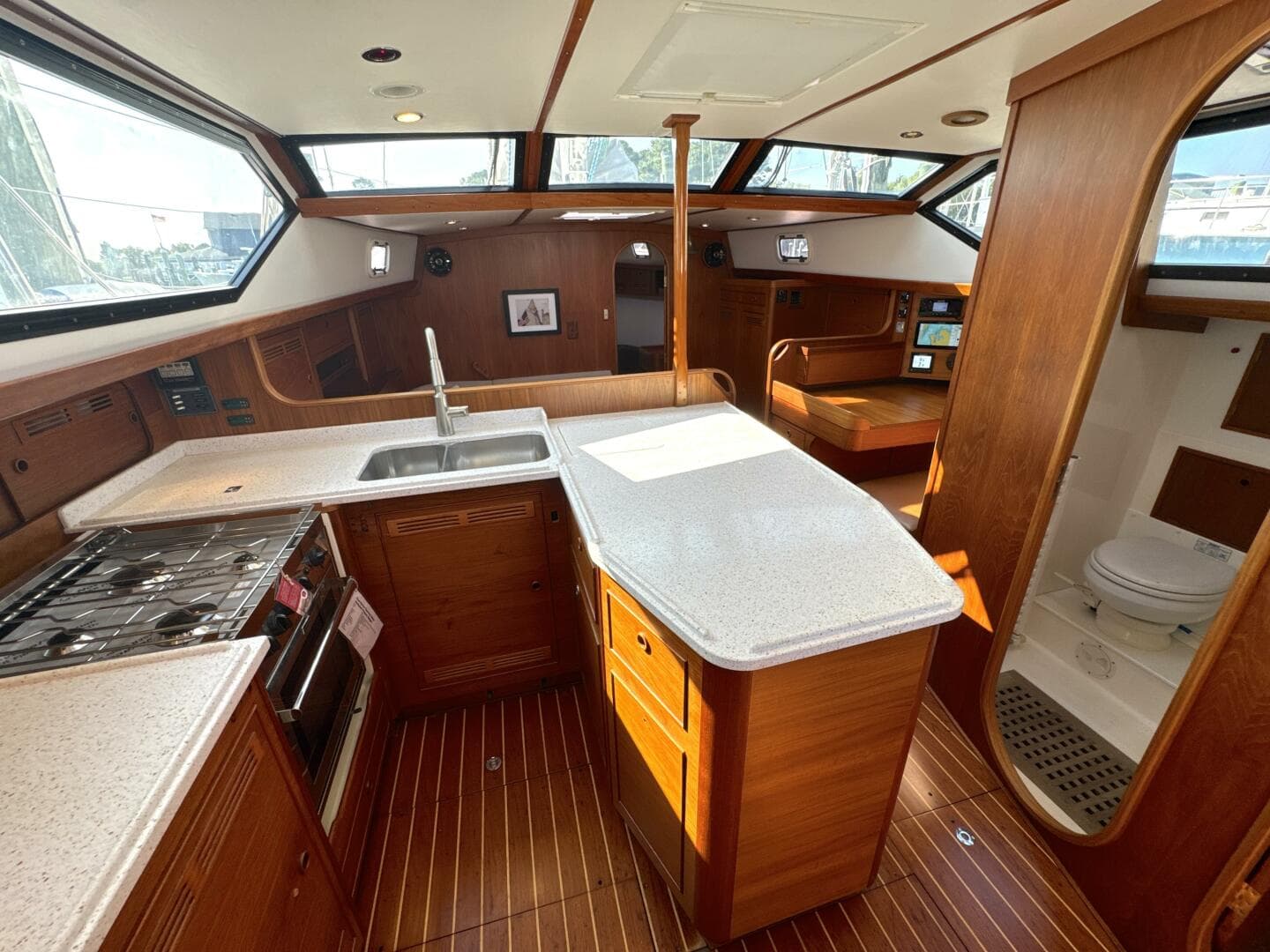 1999 Bowman 48 Aft Cockpit