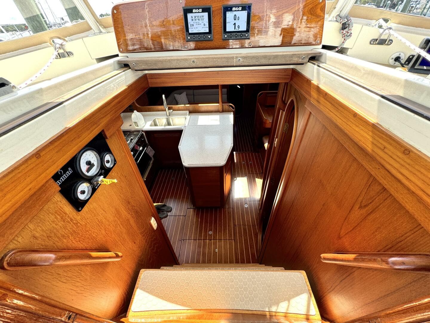 1999 Bowman 48 Aft Cockpit