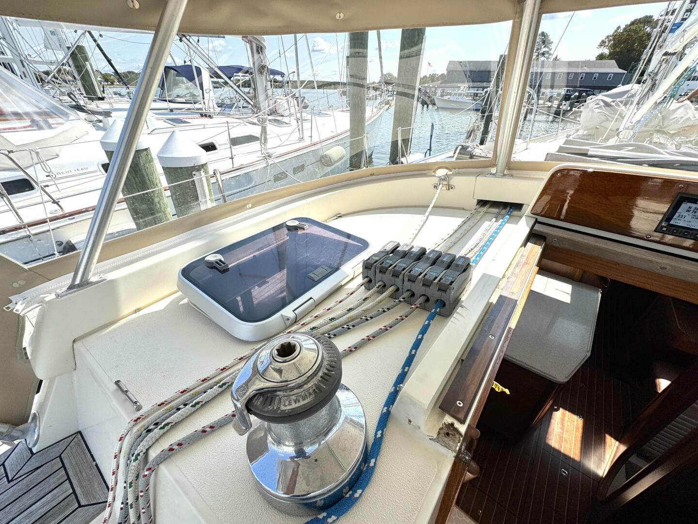 1999 Bowman 48 Aft Cockpit