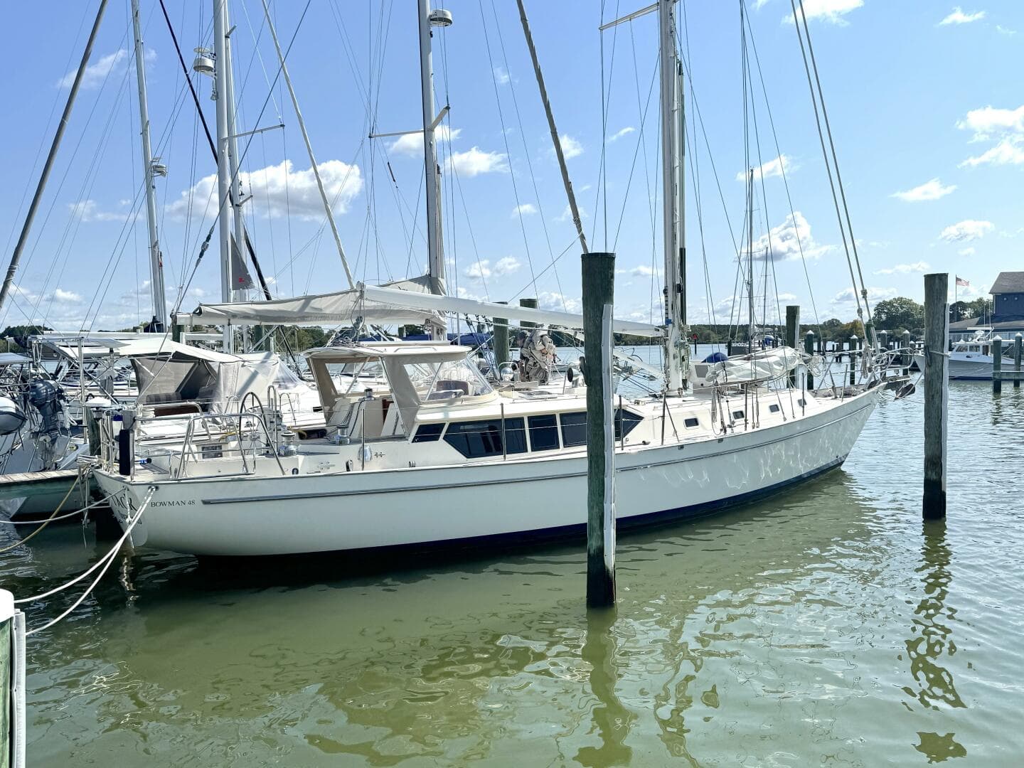 1999 Bowman 48 Aft Cockpit