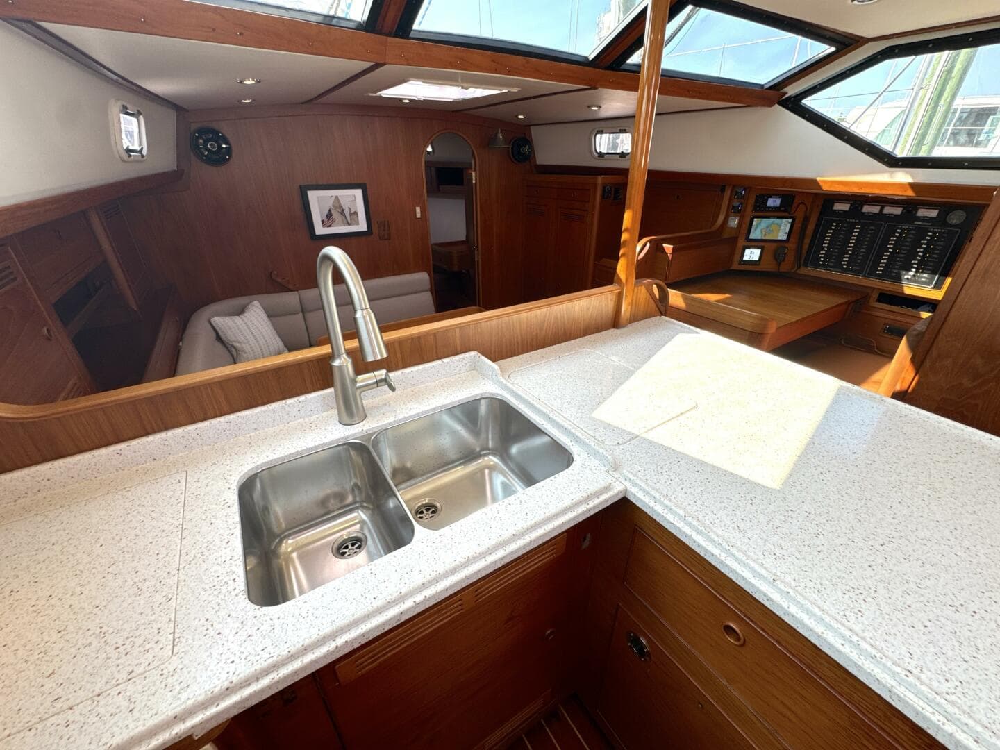 1999 Bowman 48 Aft Cockpit