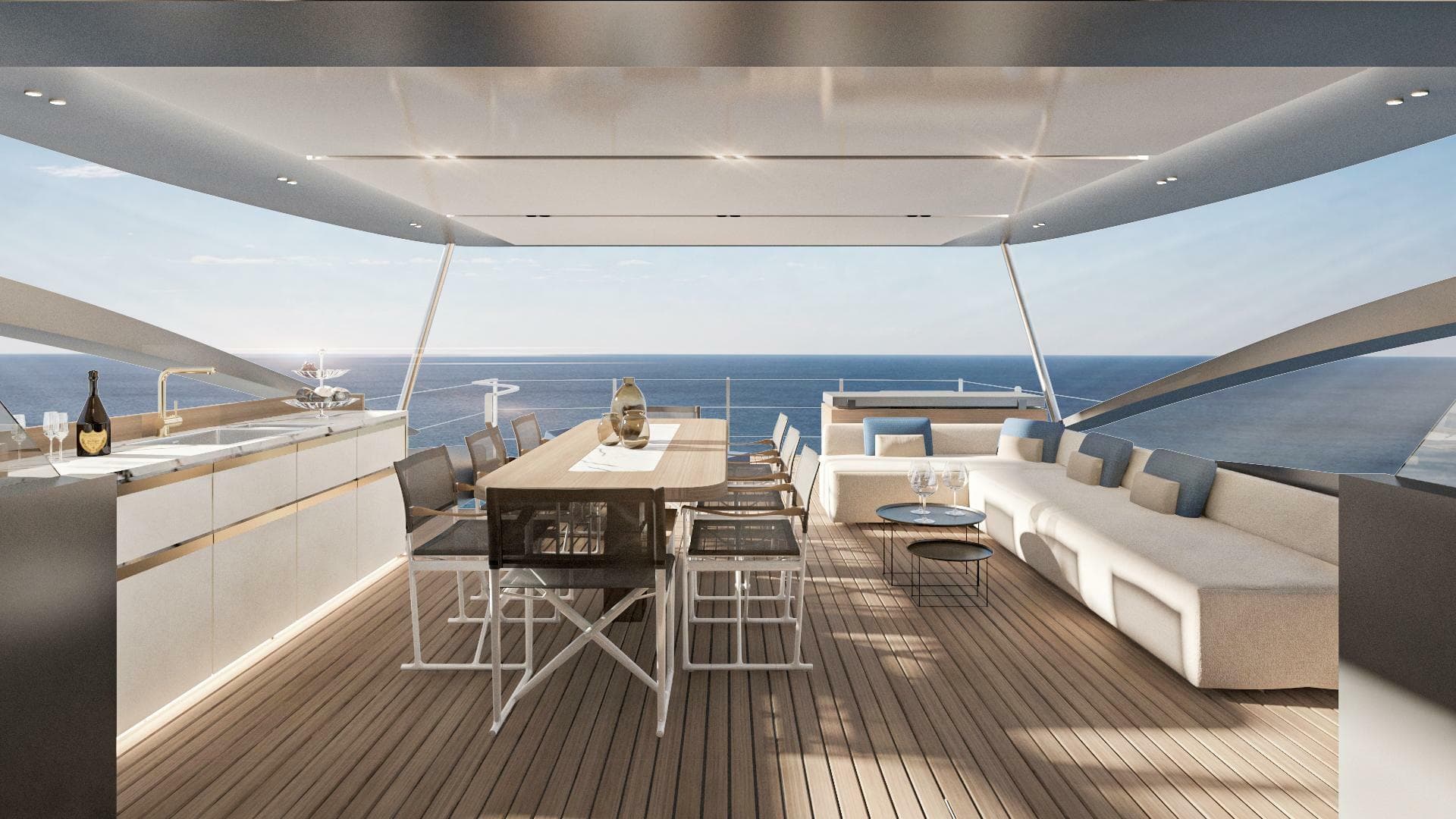 MC82P Flybridge Dining 