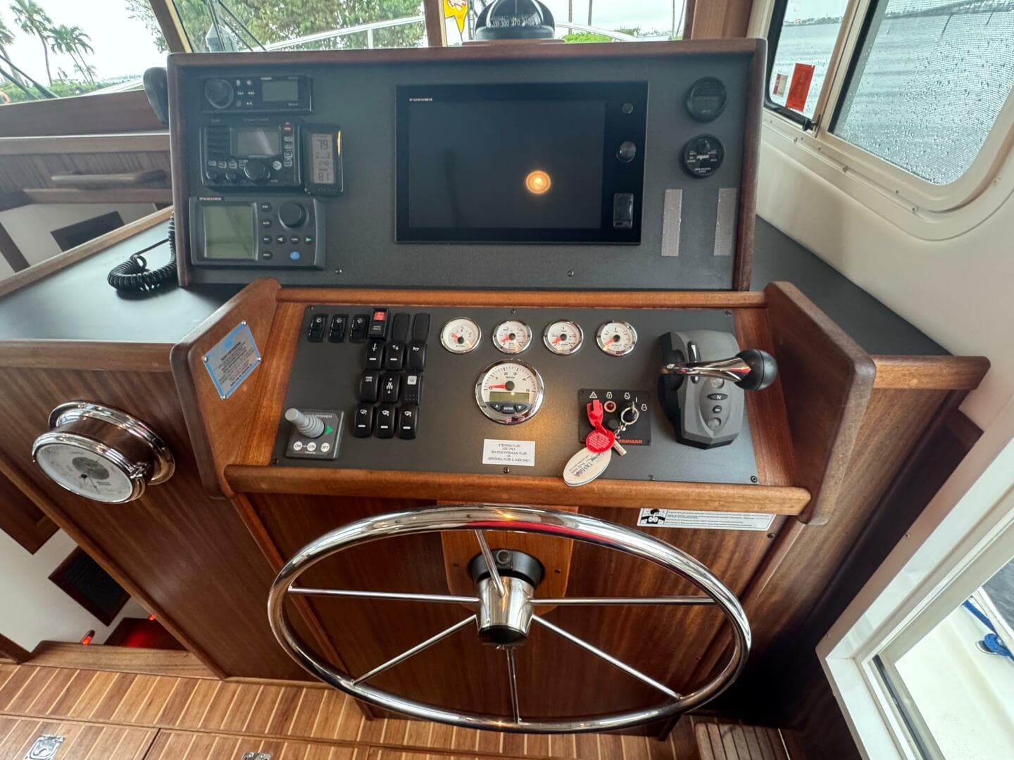 37 Nordic Tug 34 Helm Wheel