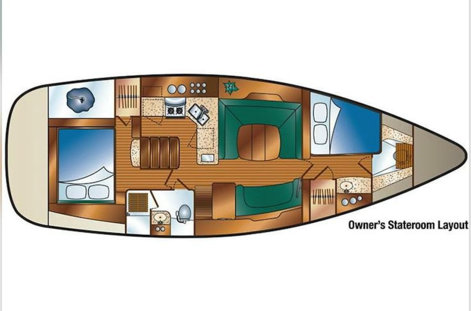 2008 Hunter 41 Deck Salon