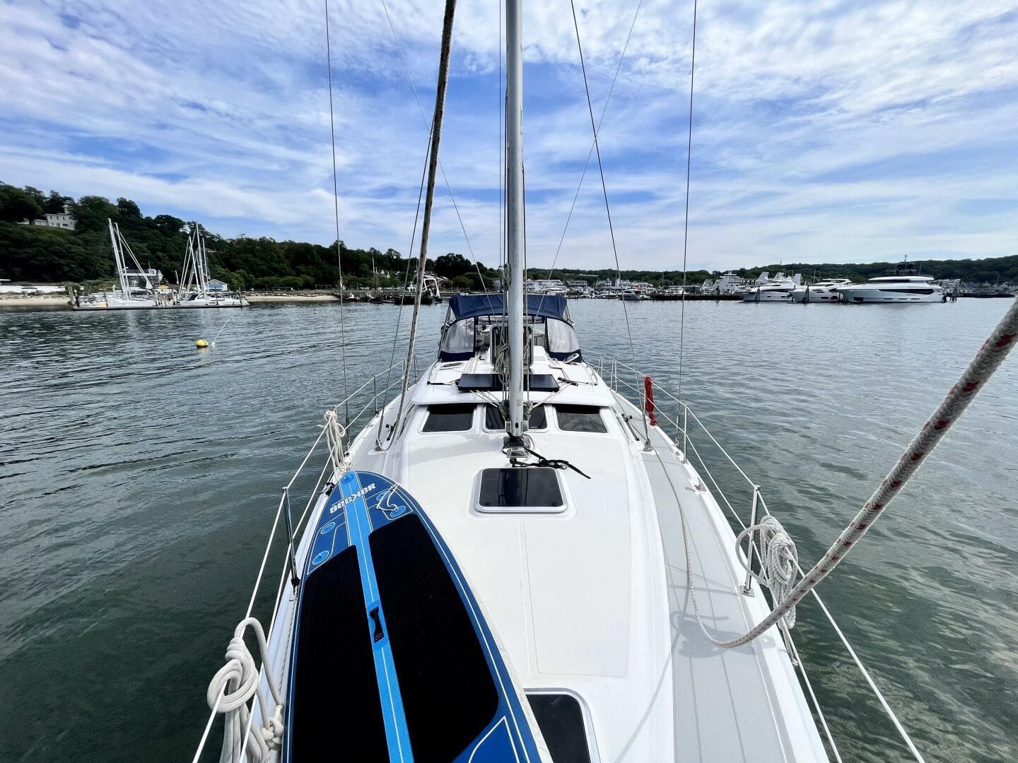 2008 Hunter 41 Deck Salon