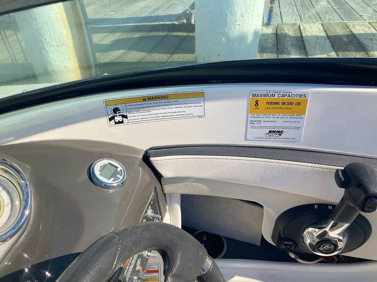 2012 Sea Ray 190 Sport