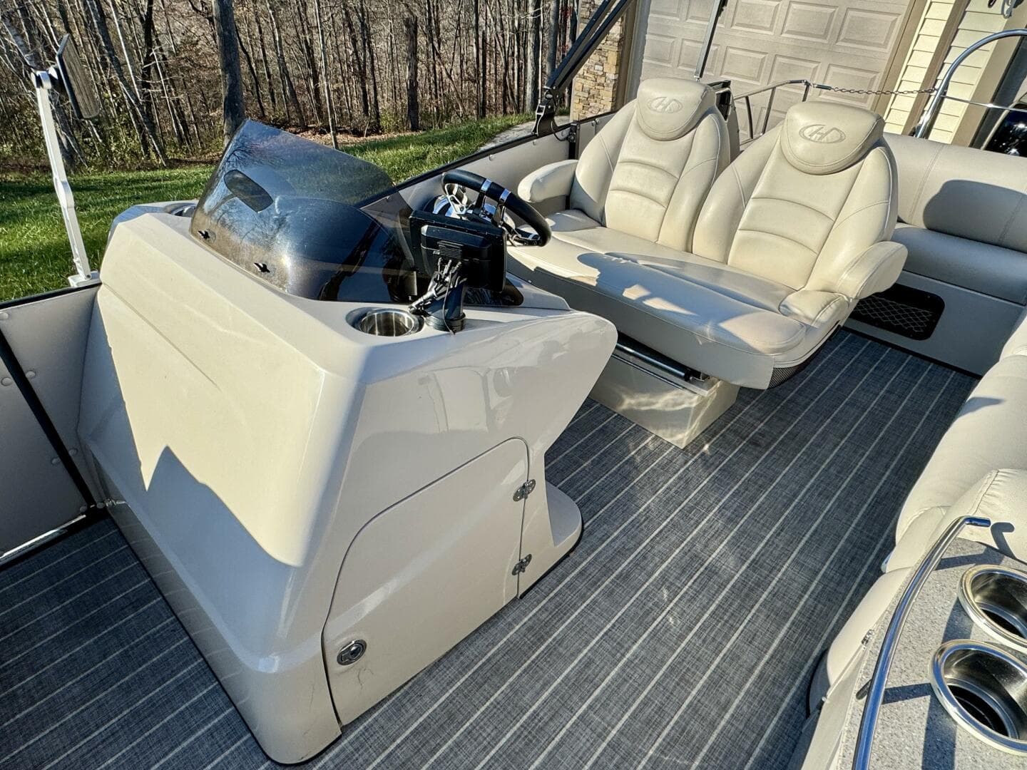 2016 Harris Grand Mariner 250 SLEC Tritoon
