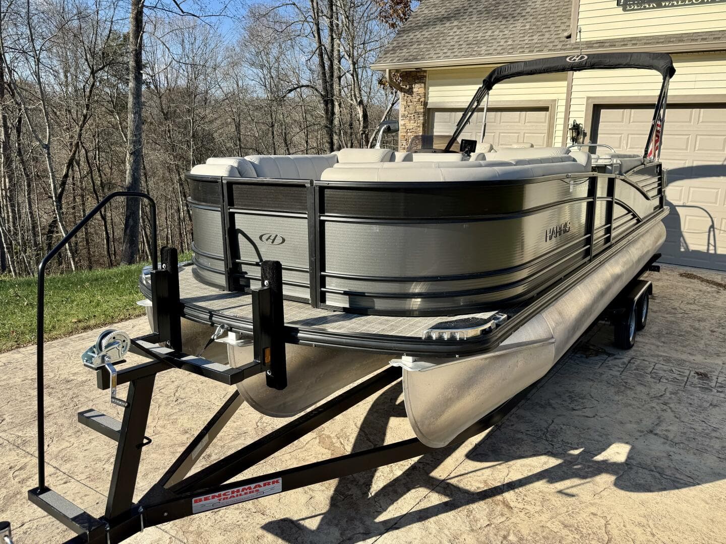 2016 Harris Grand Mariner 250 SLEC Tritoon