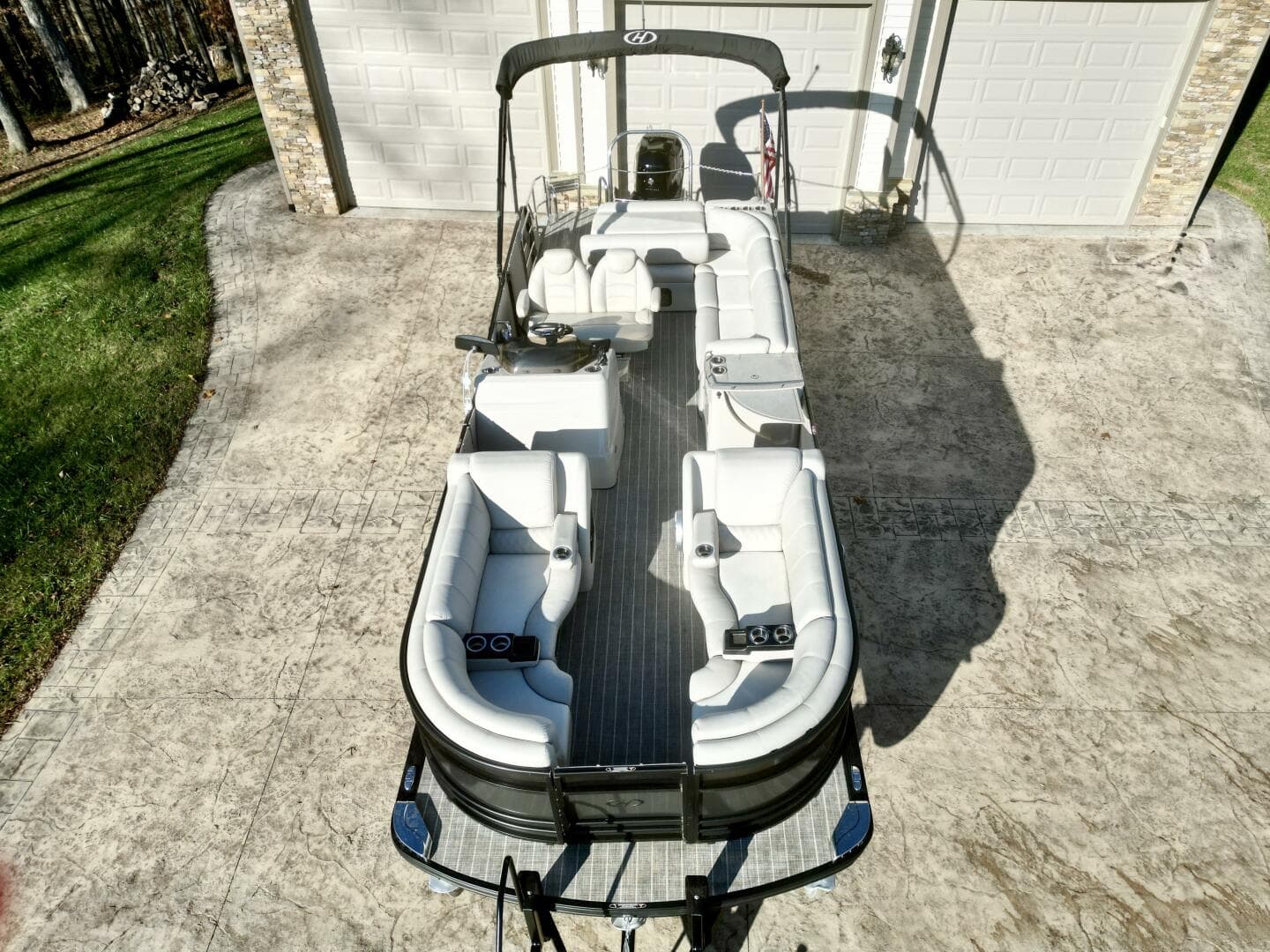 2016 Harris Grand Mariner 250 SLEC Tritoon