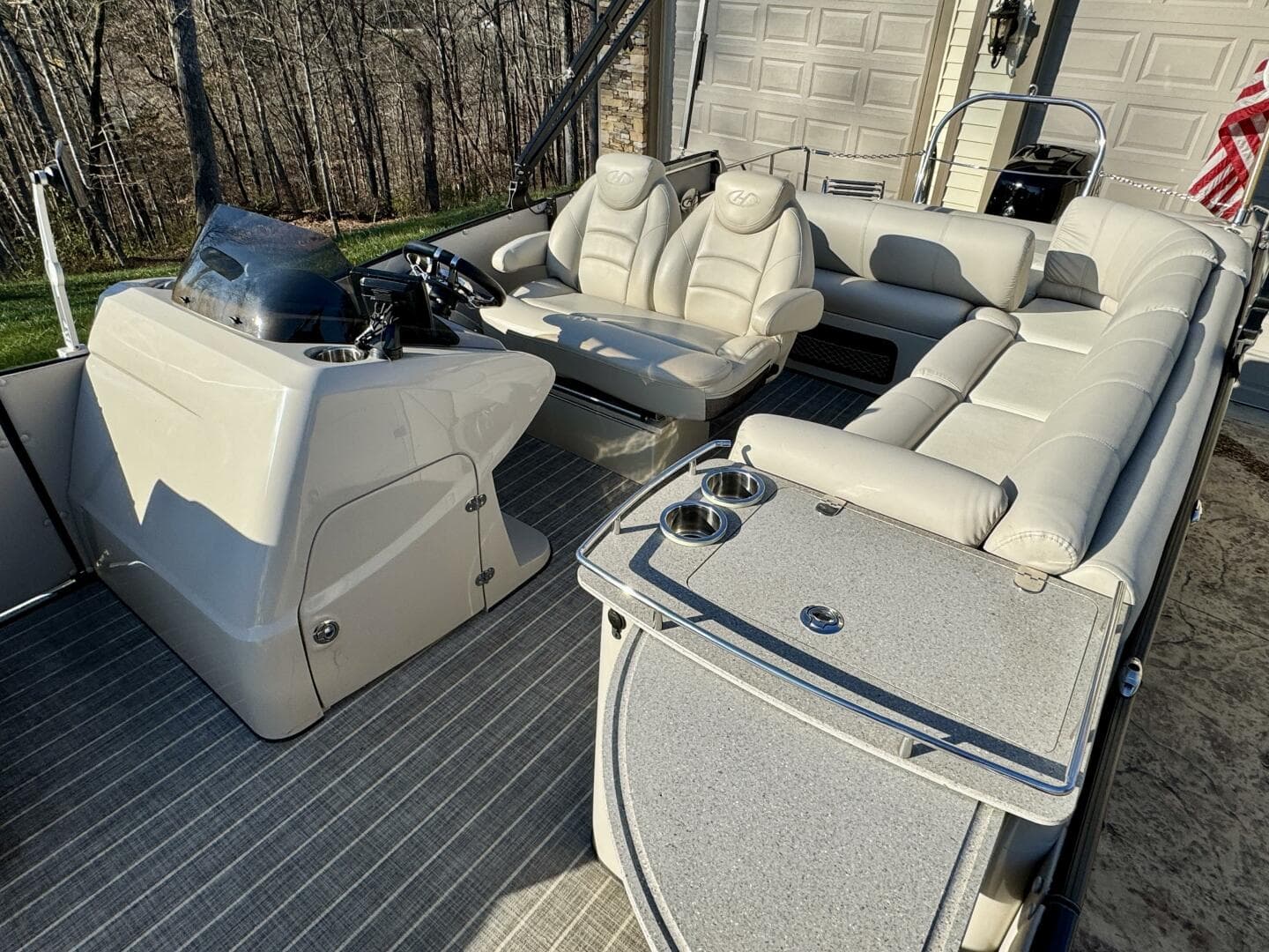 2016 Harris Grand Mariner 250 SLEC Tritoon