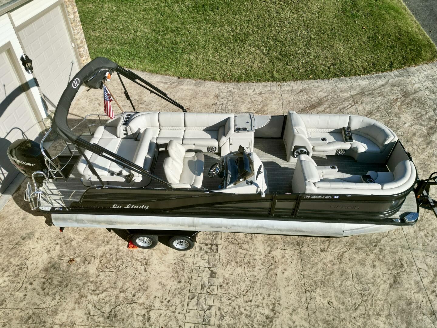 2016 Harris Grand Mariner 250 SLEC Tritoon