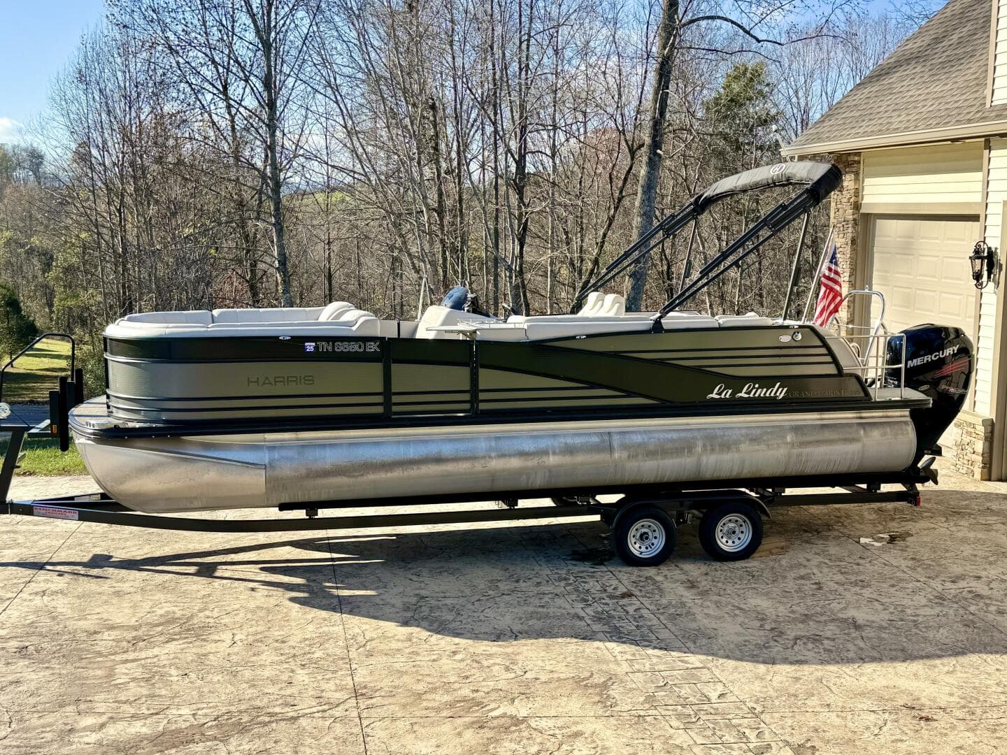 2016 Harris Grand Mariner 250 SLEC Tritoon