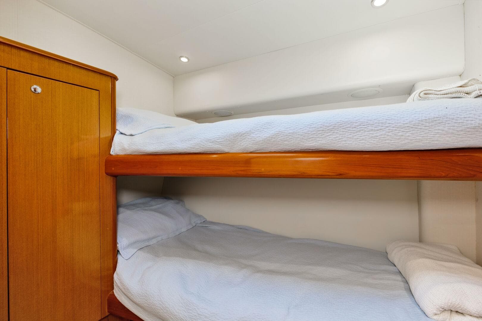 2001 65 Viking Convertible Enclosed Bridge Partnership Starboard Stateroom