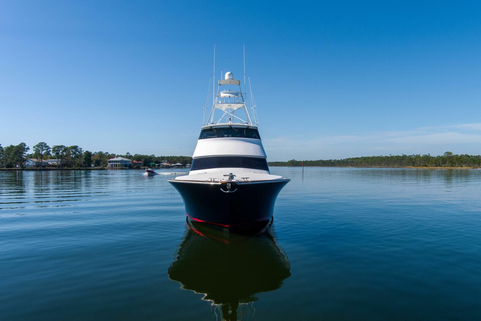 2001 65 Viking Convertible Enclosed Bridge Partnership Exterior (5)