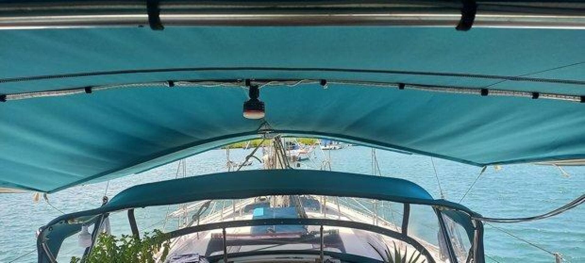 M_Bimini Extension While At Anchor Shade And Breeze