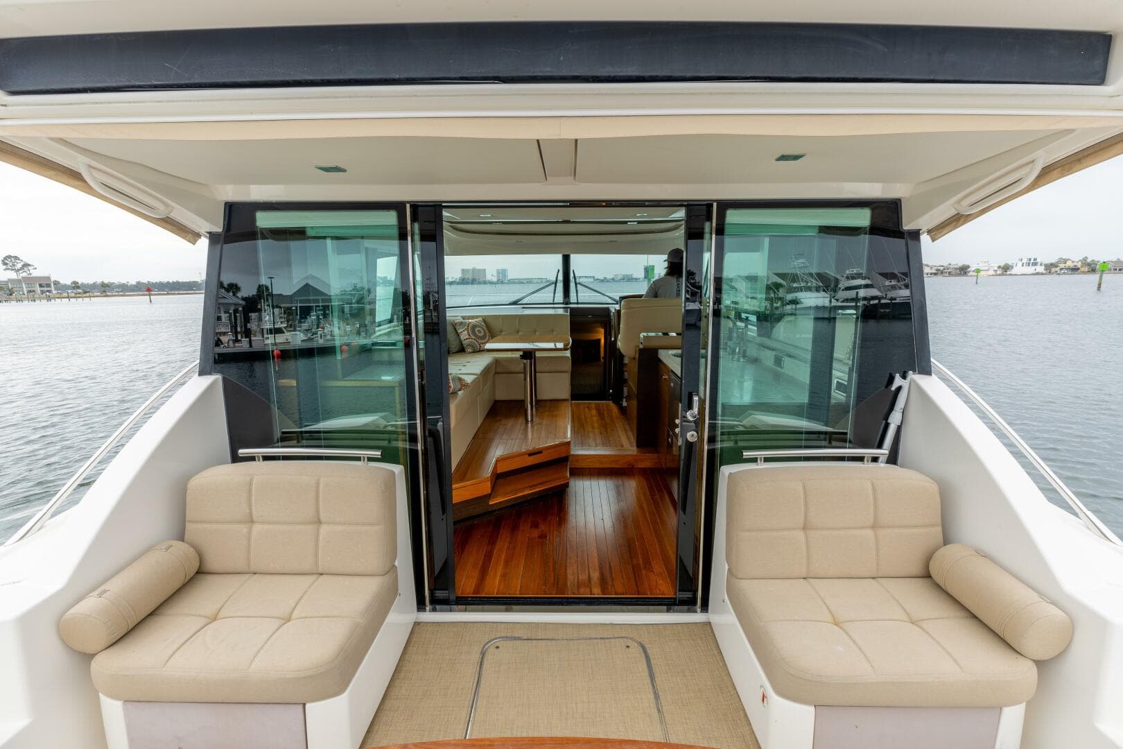 2015 Tiara Yachts 44 Coupe- SILVER LINING- Aft Deck