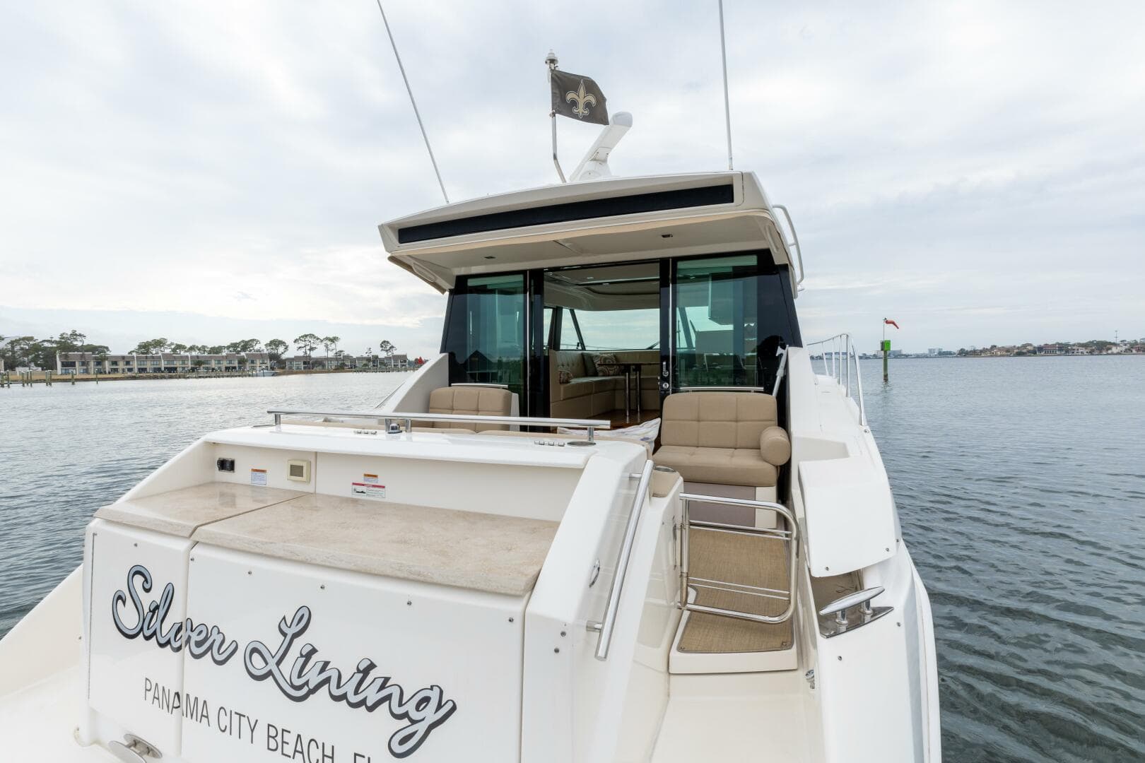 2015 Tiara Yachts 44 Coupe- SILVER LINING- Transom