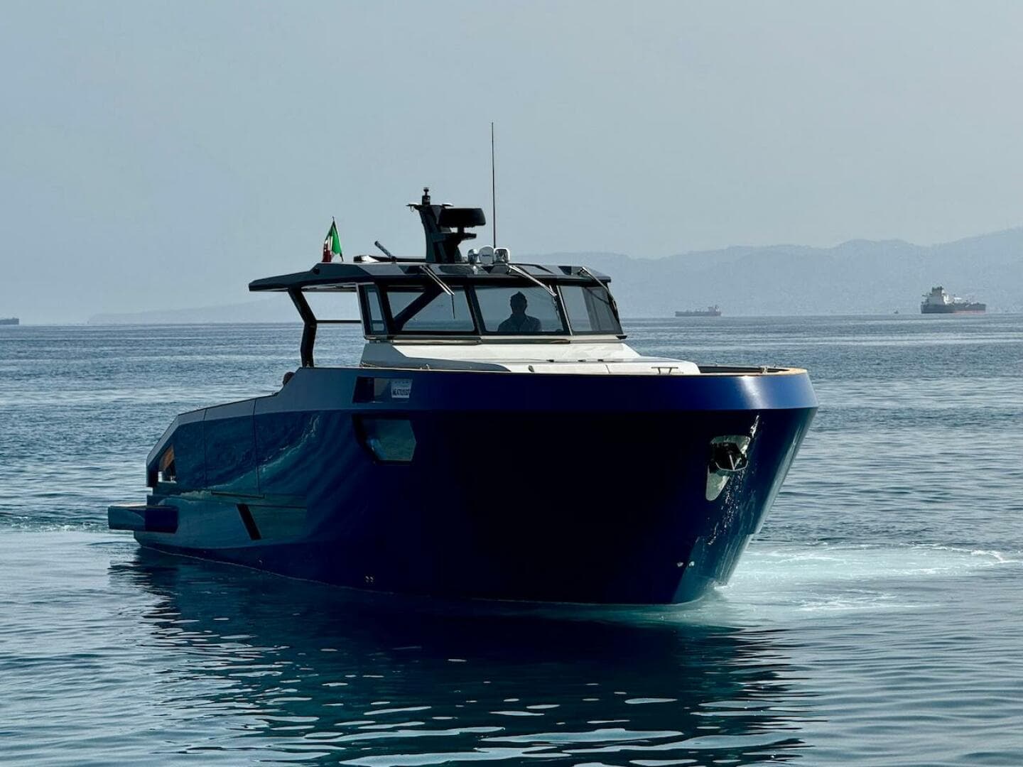 Aicon Audace 50 yacht cruising on calm waters, 2025 model.