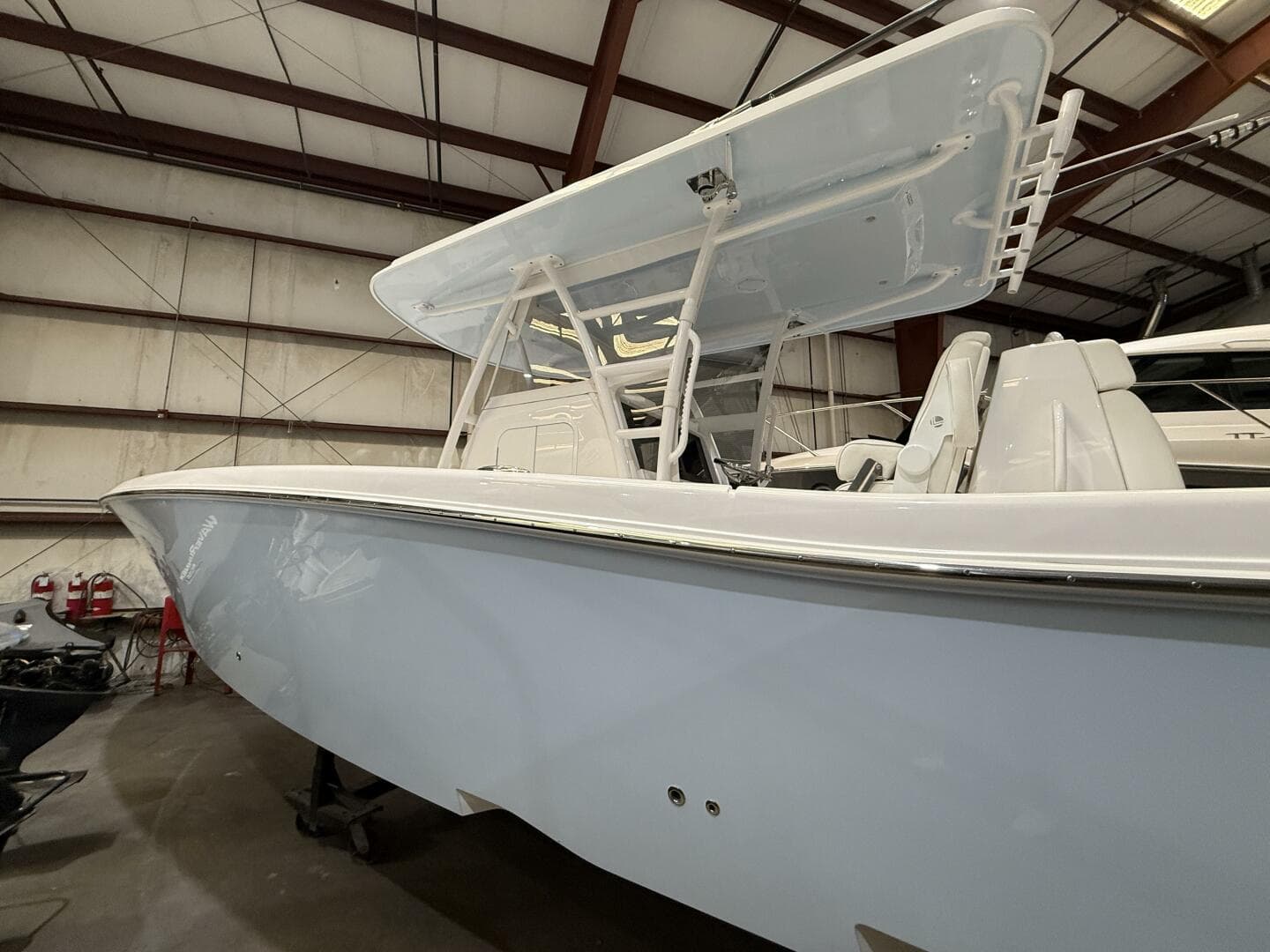 2022 Invincible 39 Open Fisherman Port Aft Corner