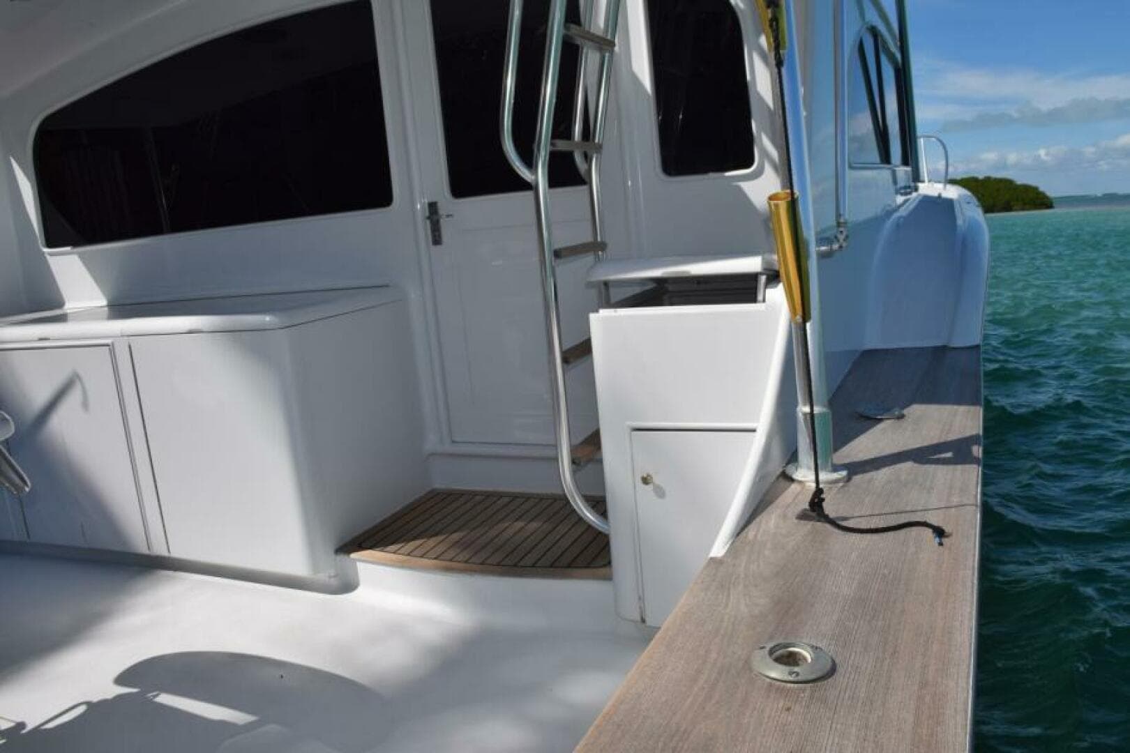 Teak Coverboards, Non Skid Cockpit Deck