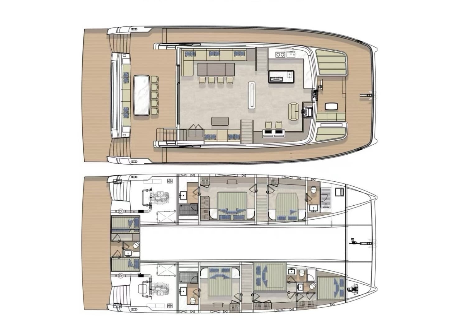 2026 Diamond Yachts EF66 Power Catamaran