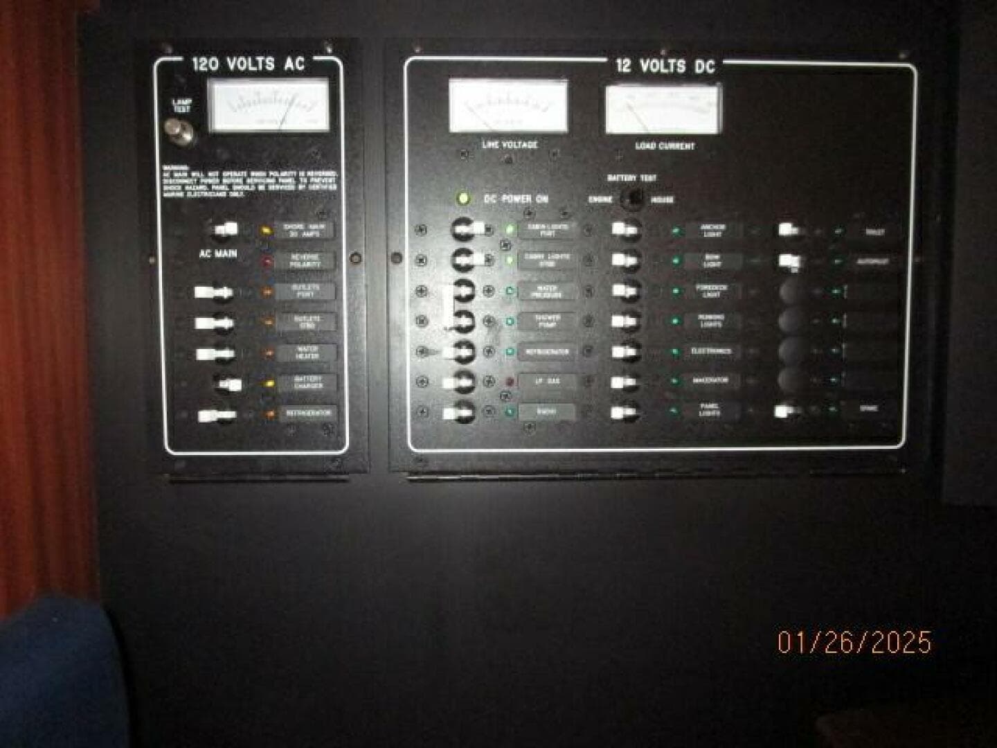 40' Blue Jacket electrical panel