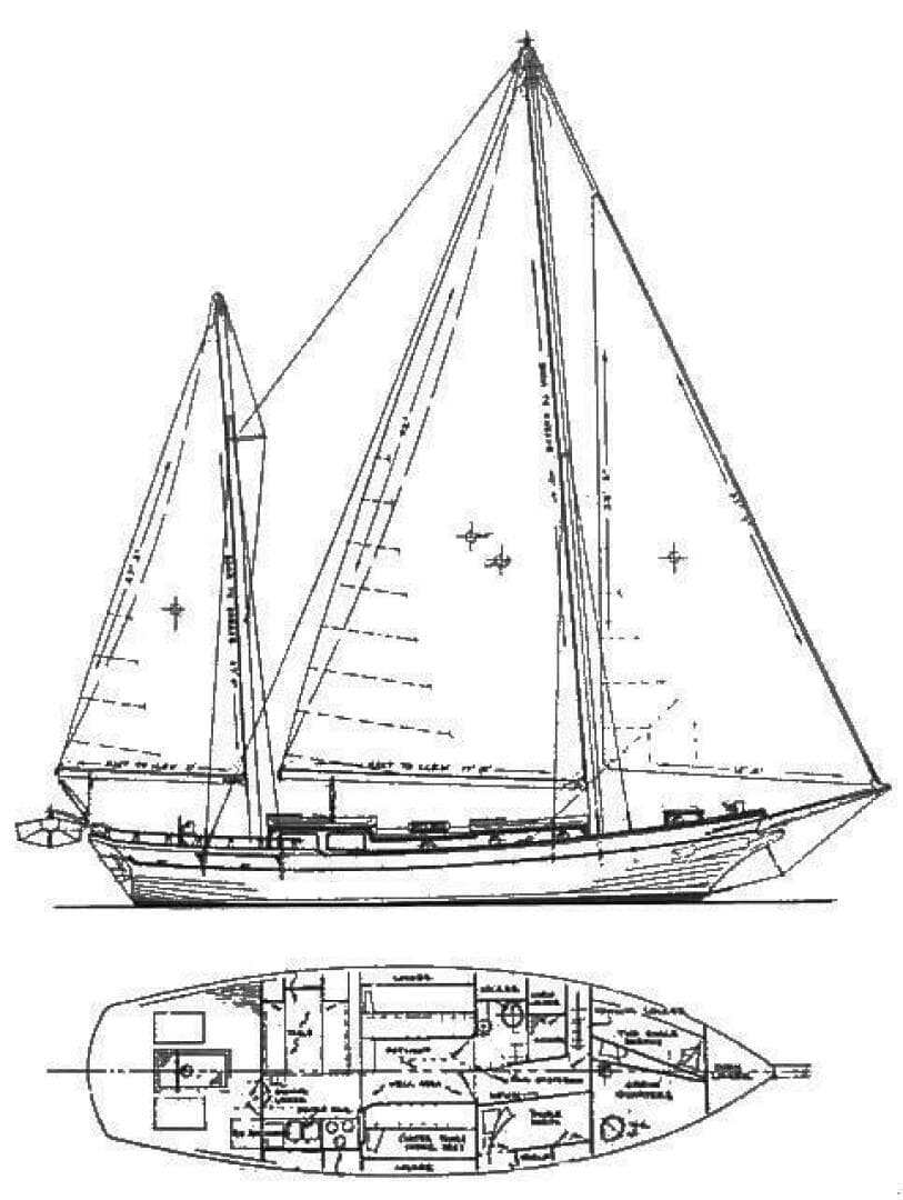 1977 Hardin Sea Wolf Masthead Ketch