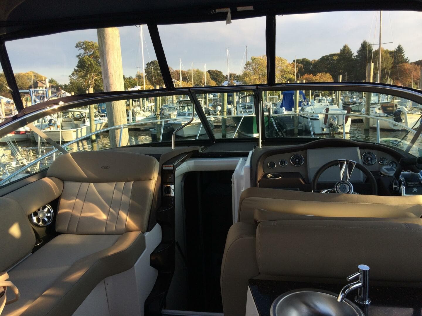 Cockpit looking forward