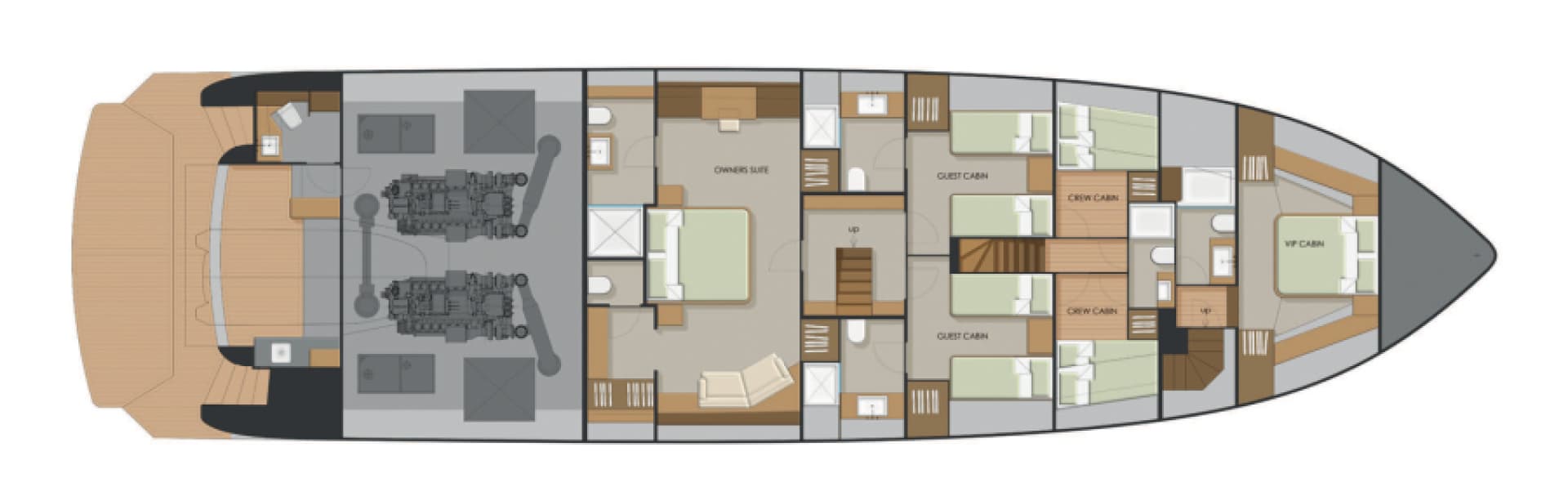 Lower deck owner"s layout