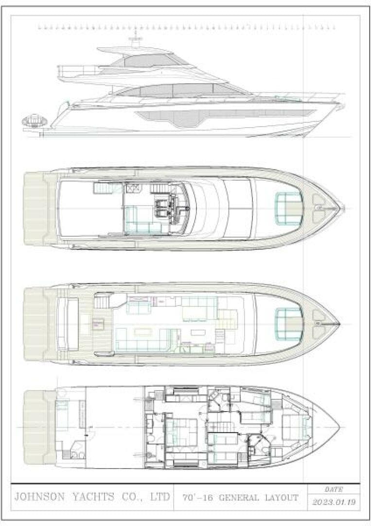 2027 Johnson Skylounge Motor Yacht