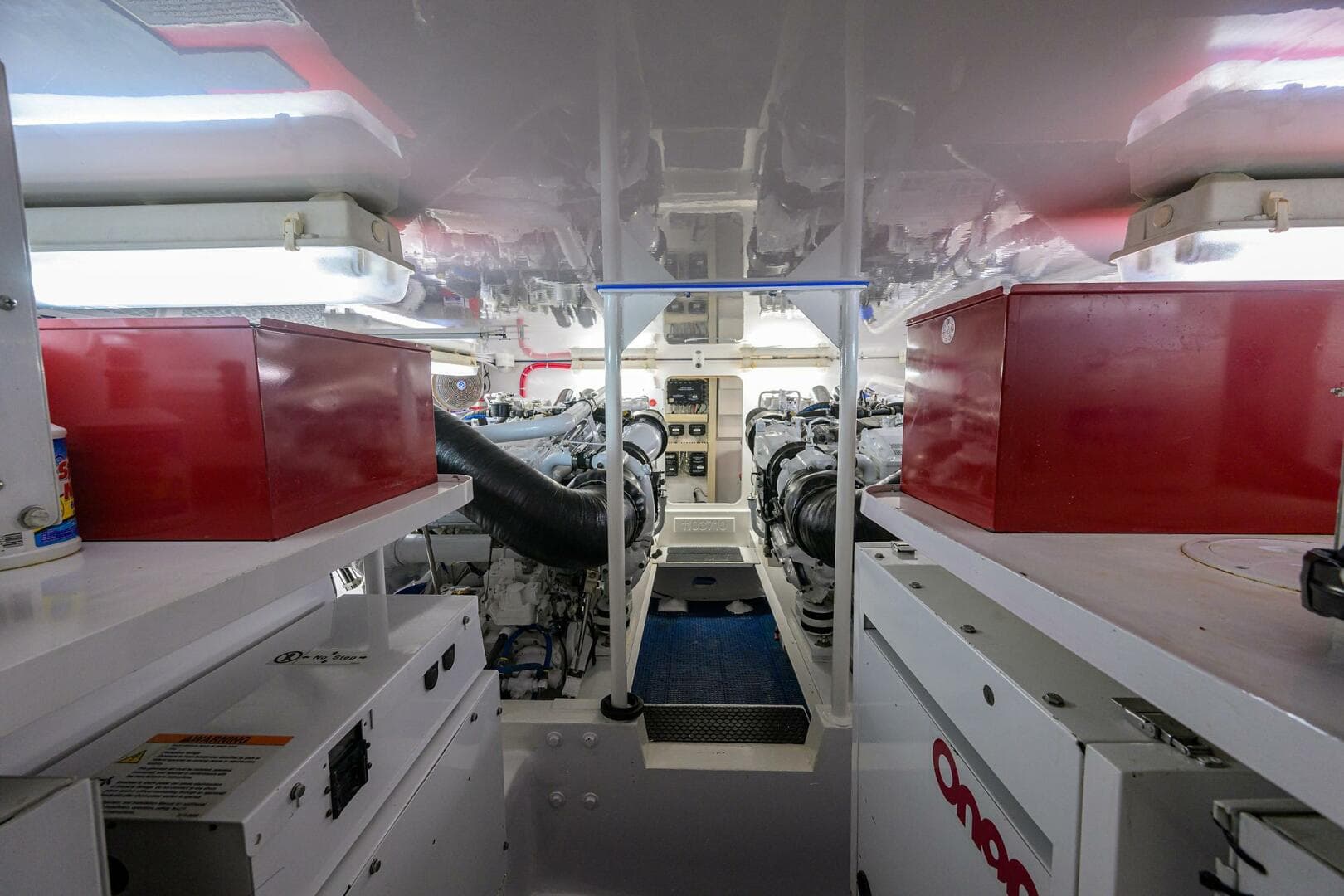 Viking 61 Reel King - Engine Room