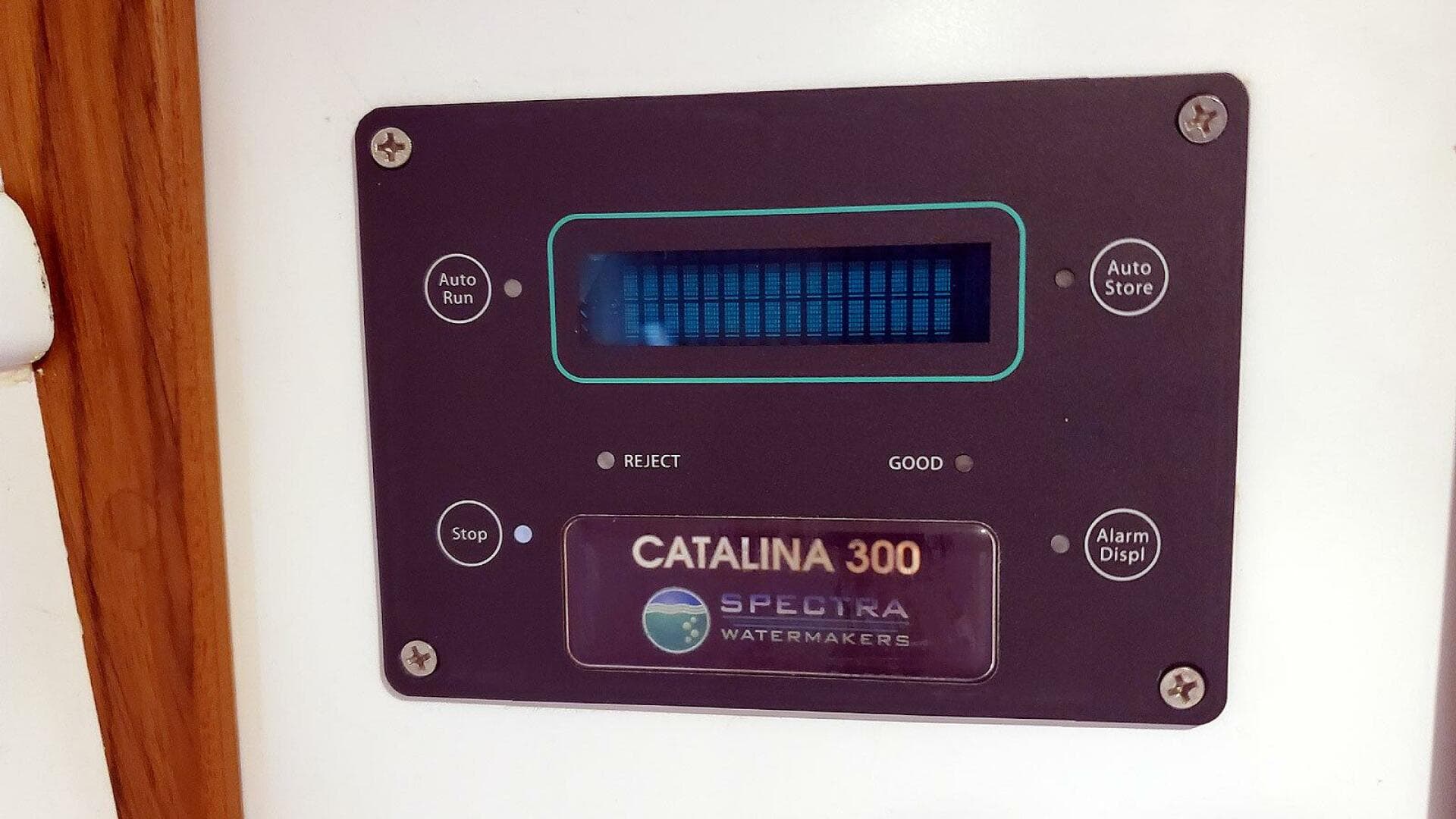 Water Maker Control `Panel