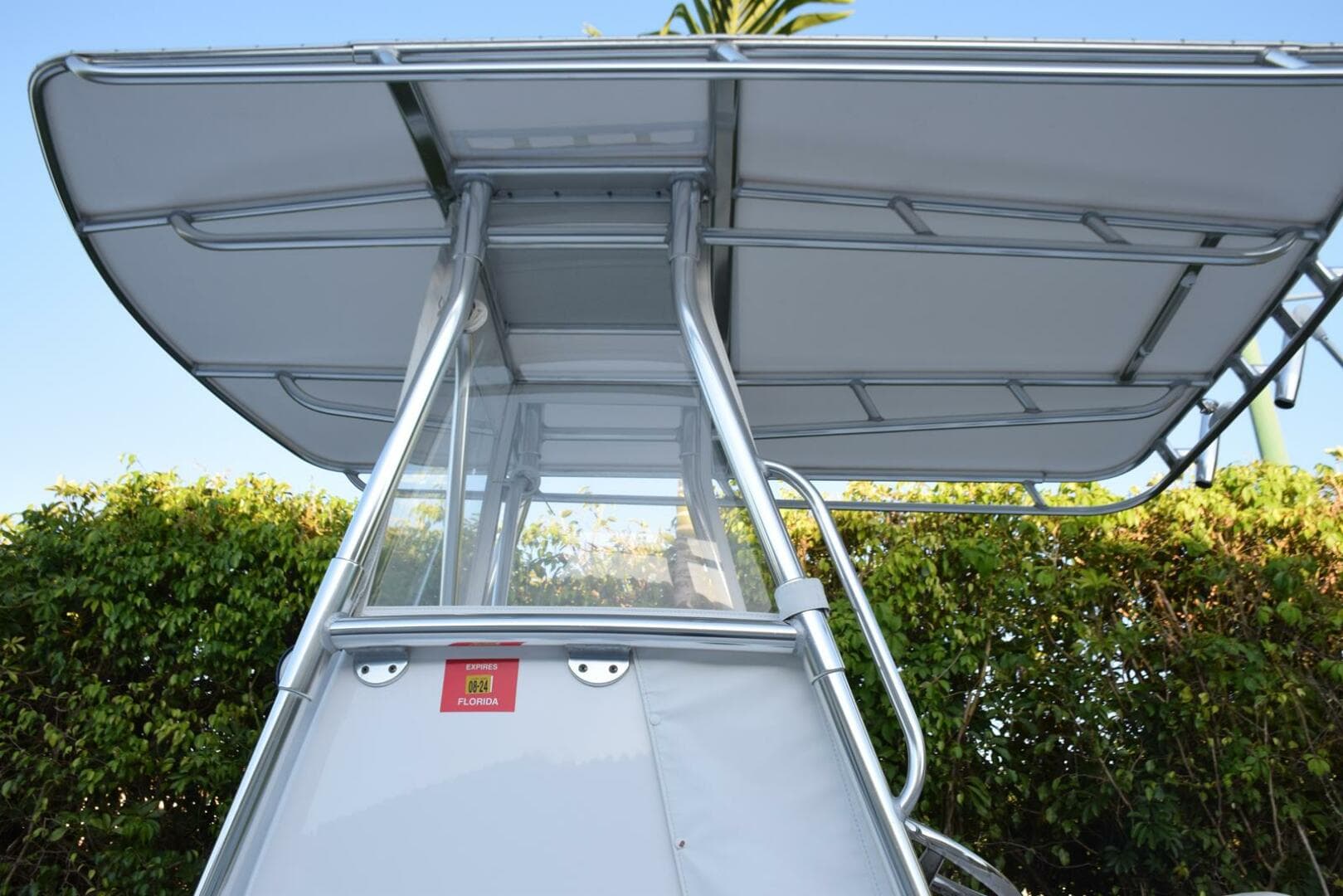 Three Side Poly Enclosure, New Canvas T-Top   