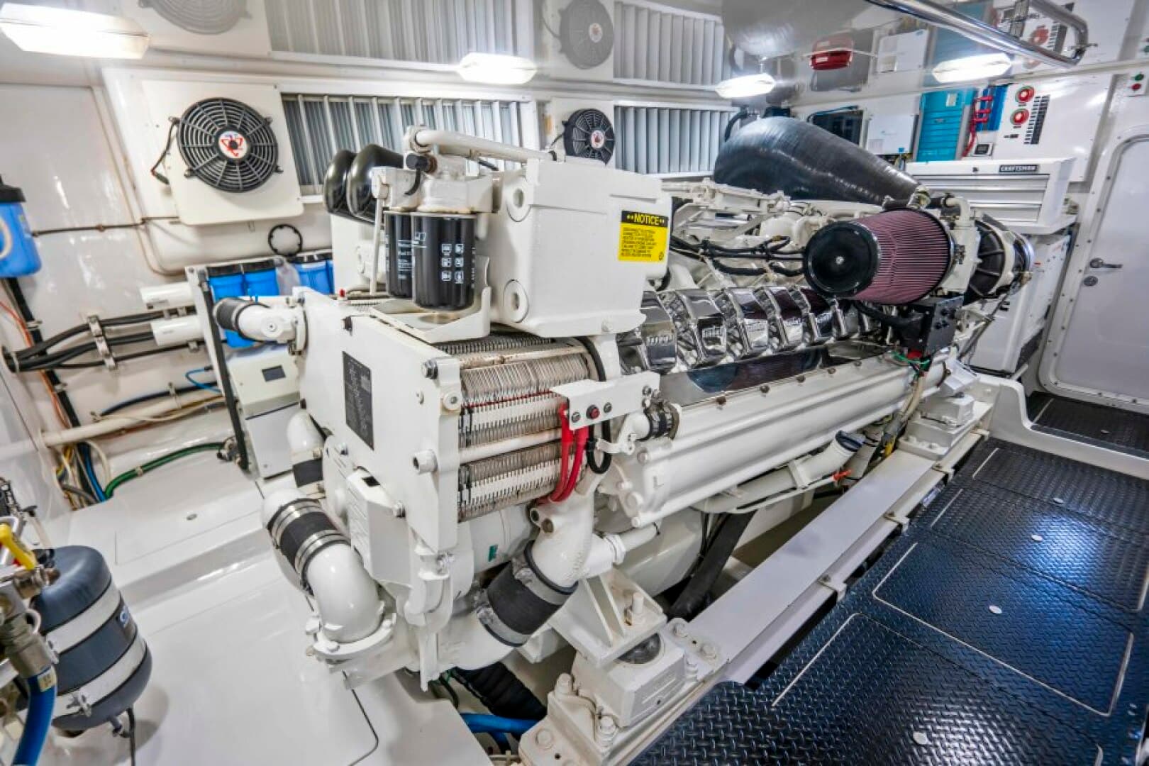 2011 Viking 70 Enclosed Bridge - Last Call - Engine Room