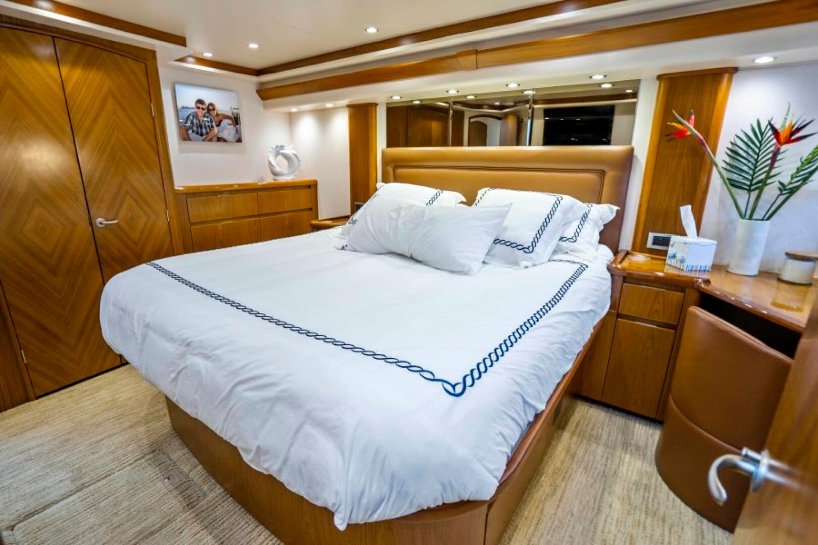 2011 Viking 70 Enclosed Bridge - Last Call - Master Stateroom