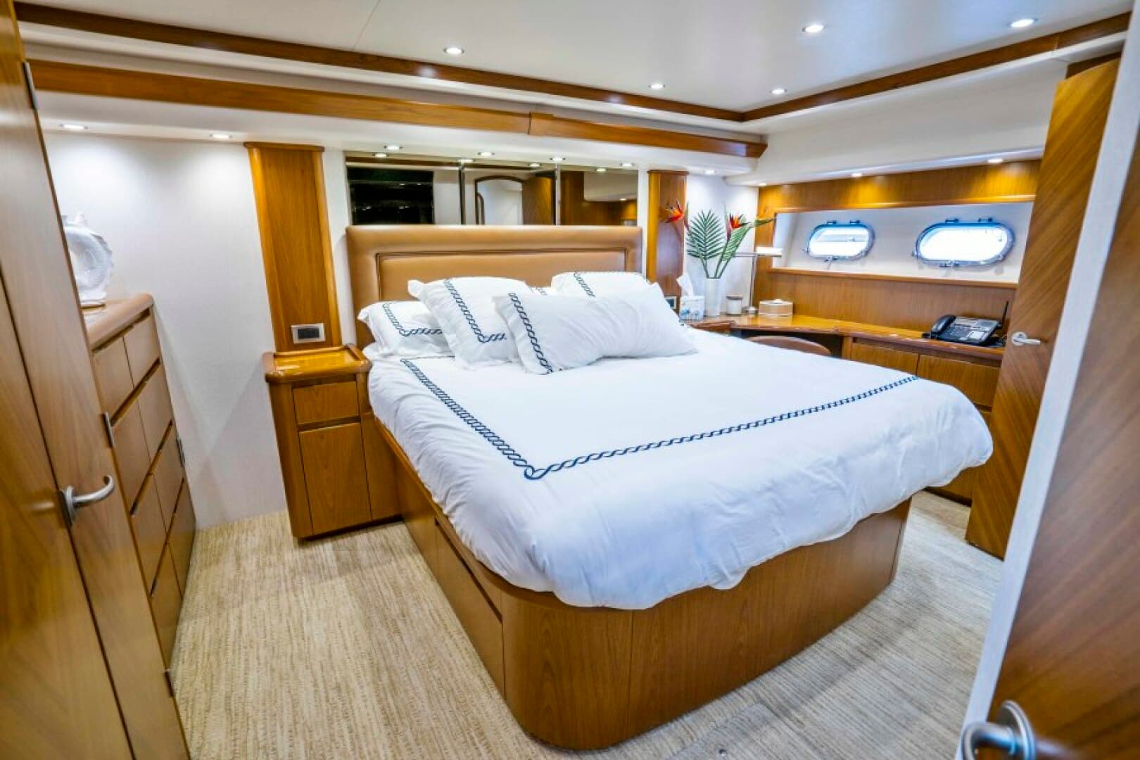 2011 Viking 70 Enclosed Bridge - Last Call - Master Stateroom
