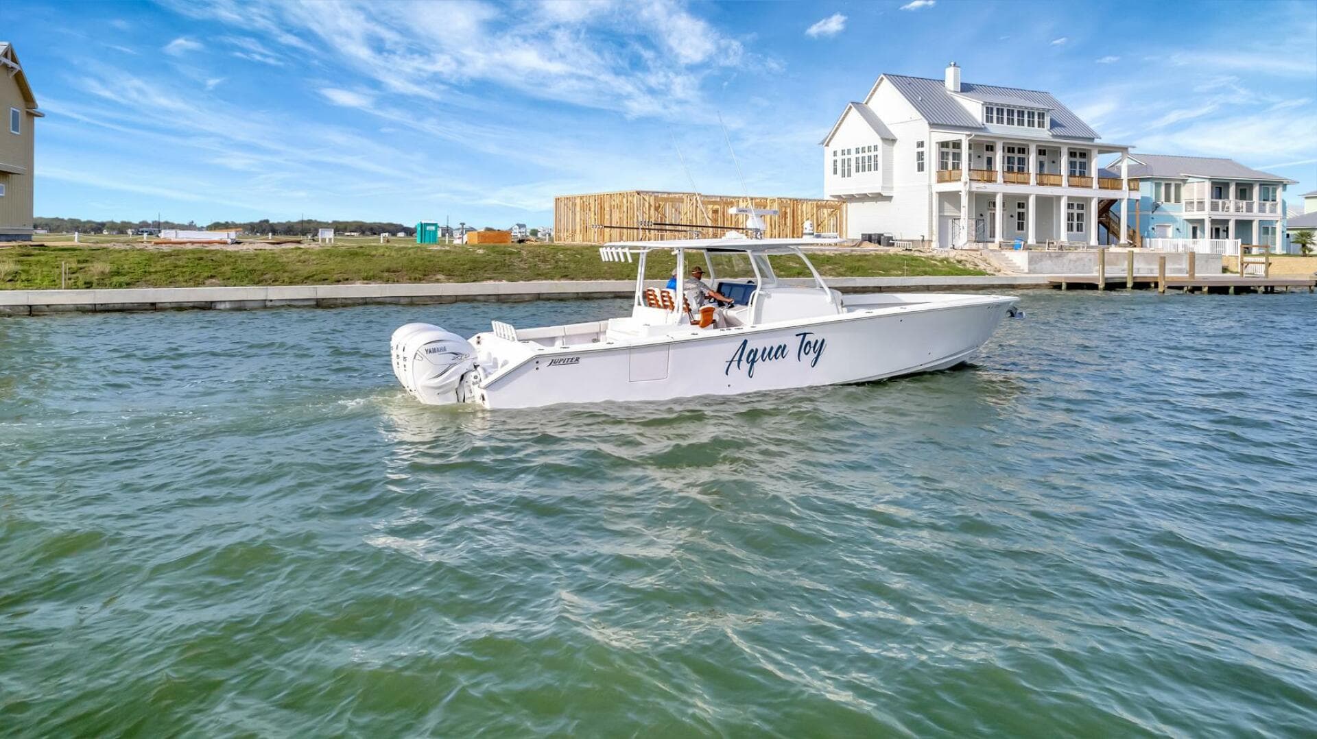 2023 Jupiter 43 Center Console "Aqua Toy"