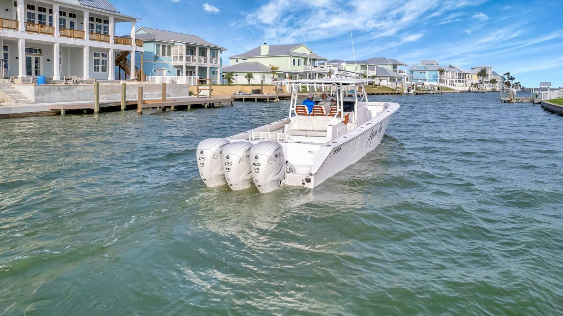 2023 Jupiter 43 Center Console "Aqua Toy"