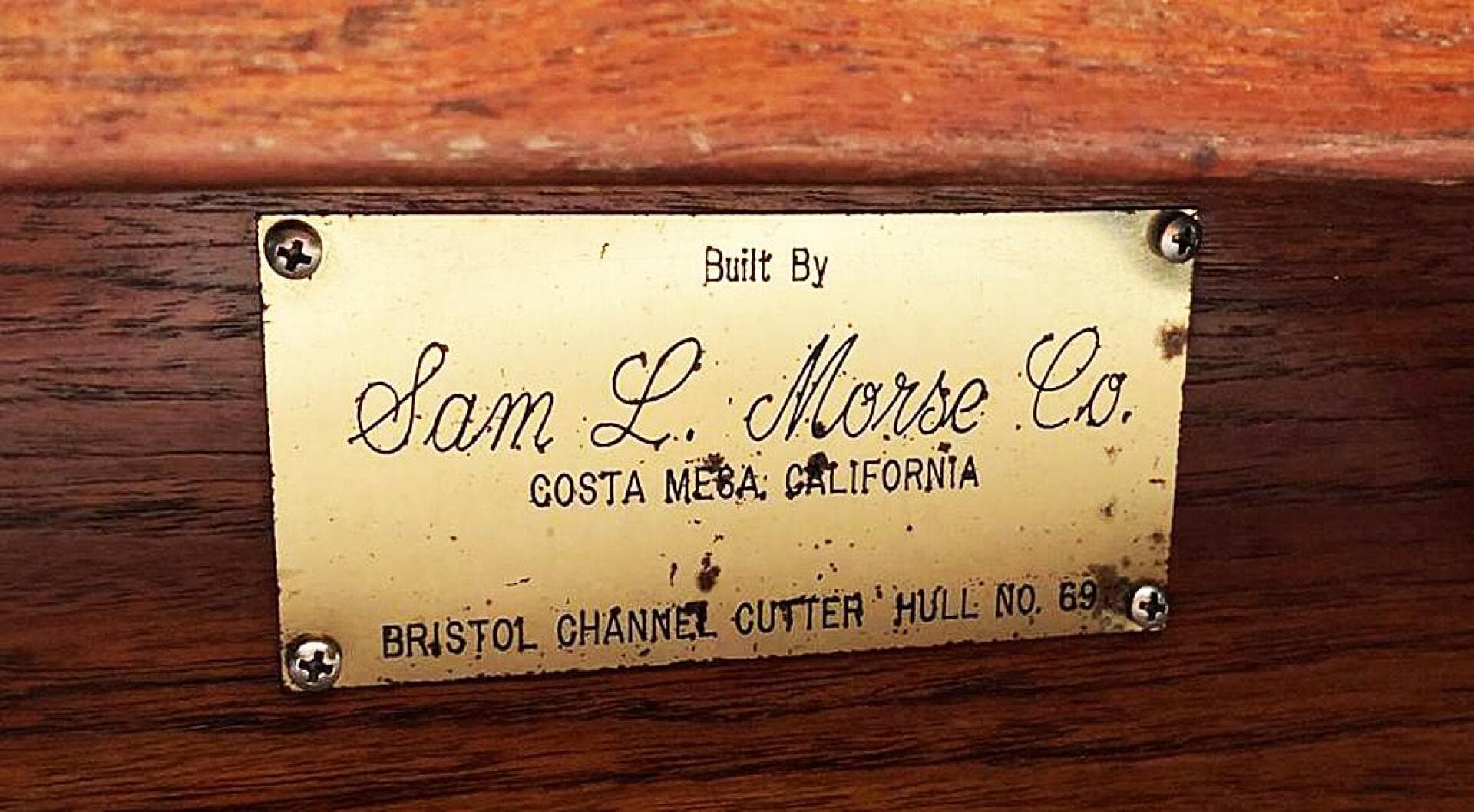 1985 Sam L. Morse Bristol Channel Cutter