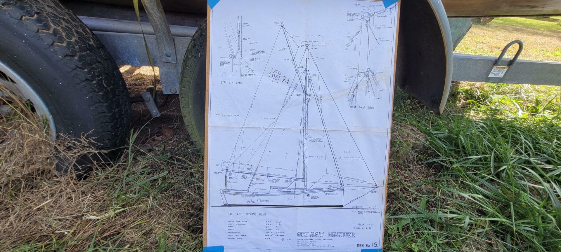 2009 Golant Gaffer Cutter Rig