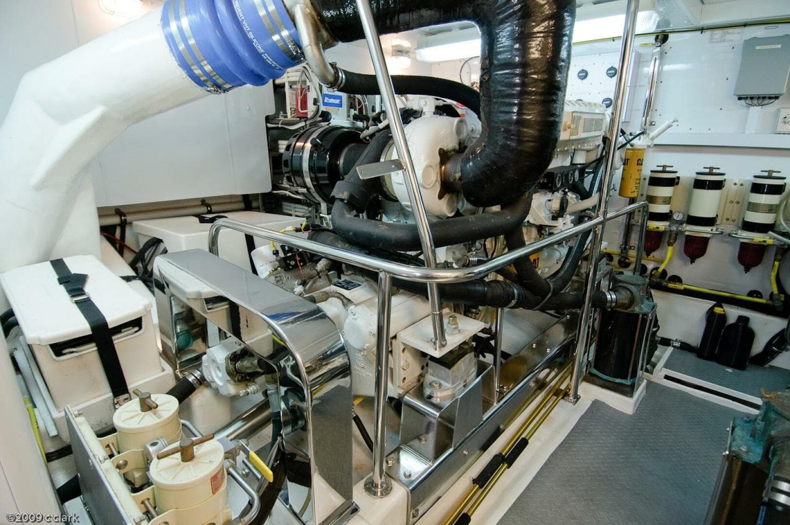 2005 Ocean Alexander 58 - Engine Room