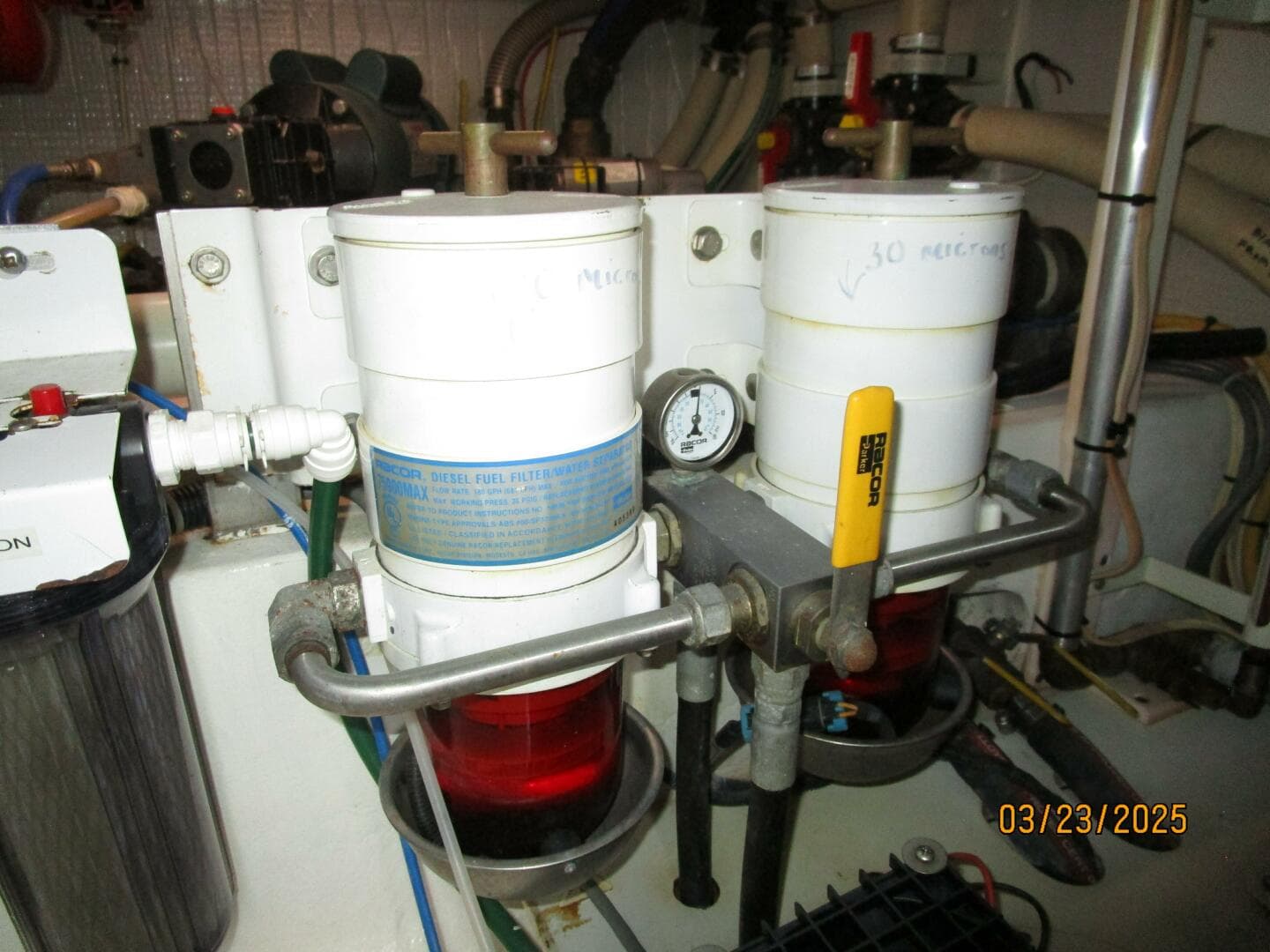 45' Northwest Racor fuel filters