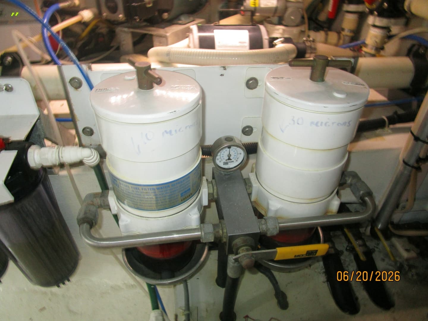 45' Northwest Racor fuel filters