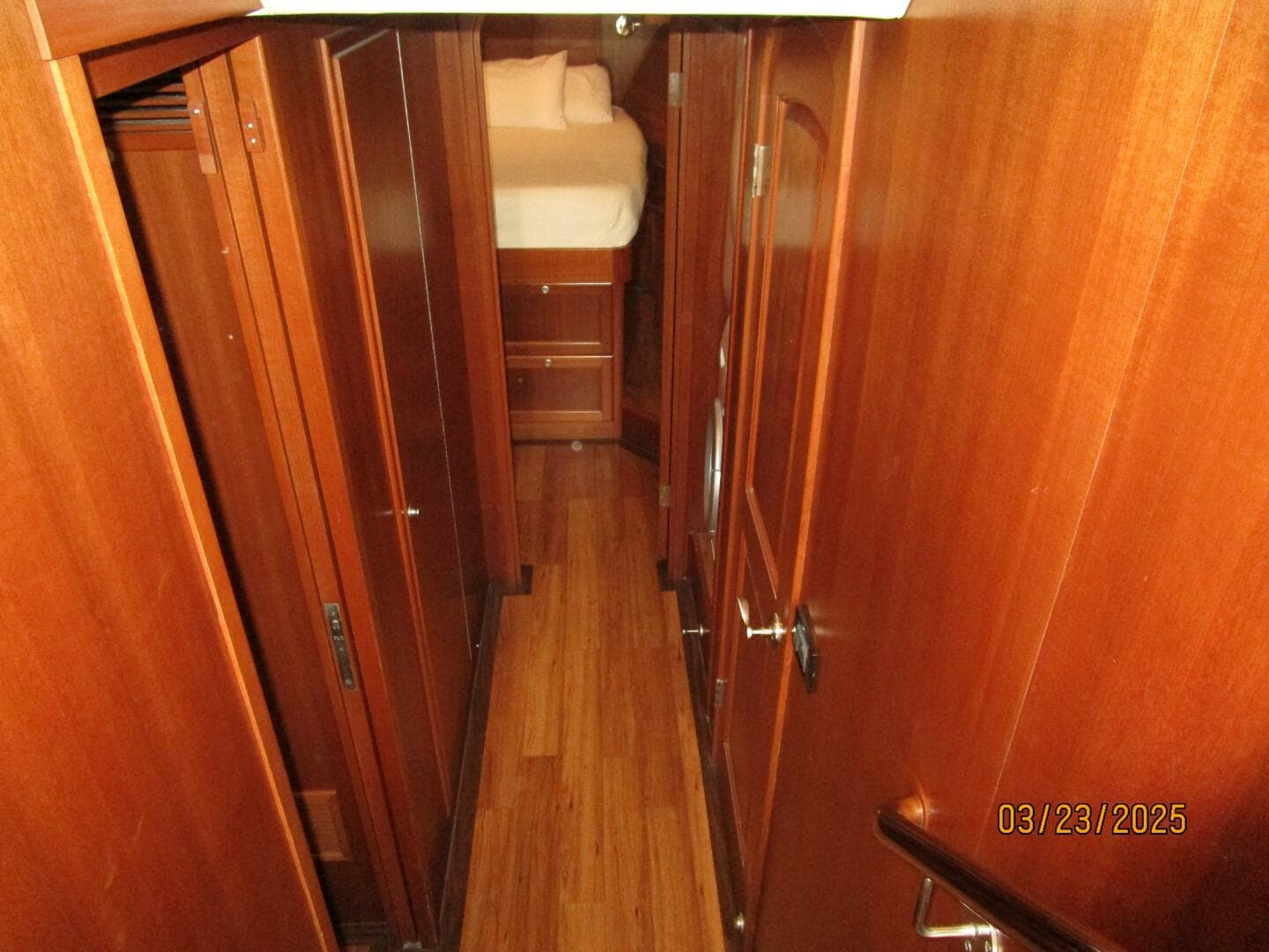 45' Northwest guest companionway forward