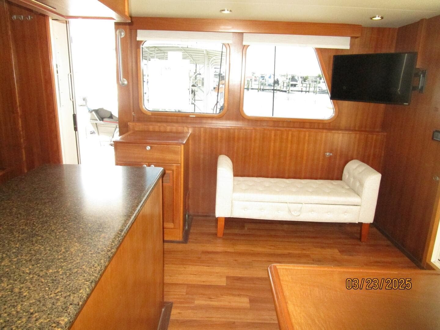 45' Northwest salon starboard