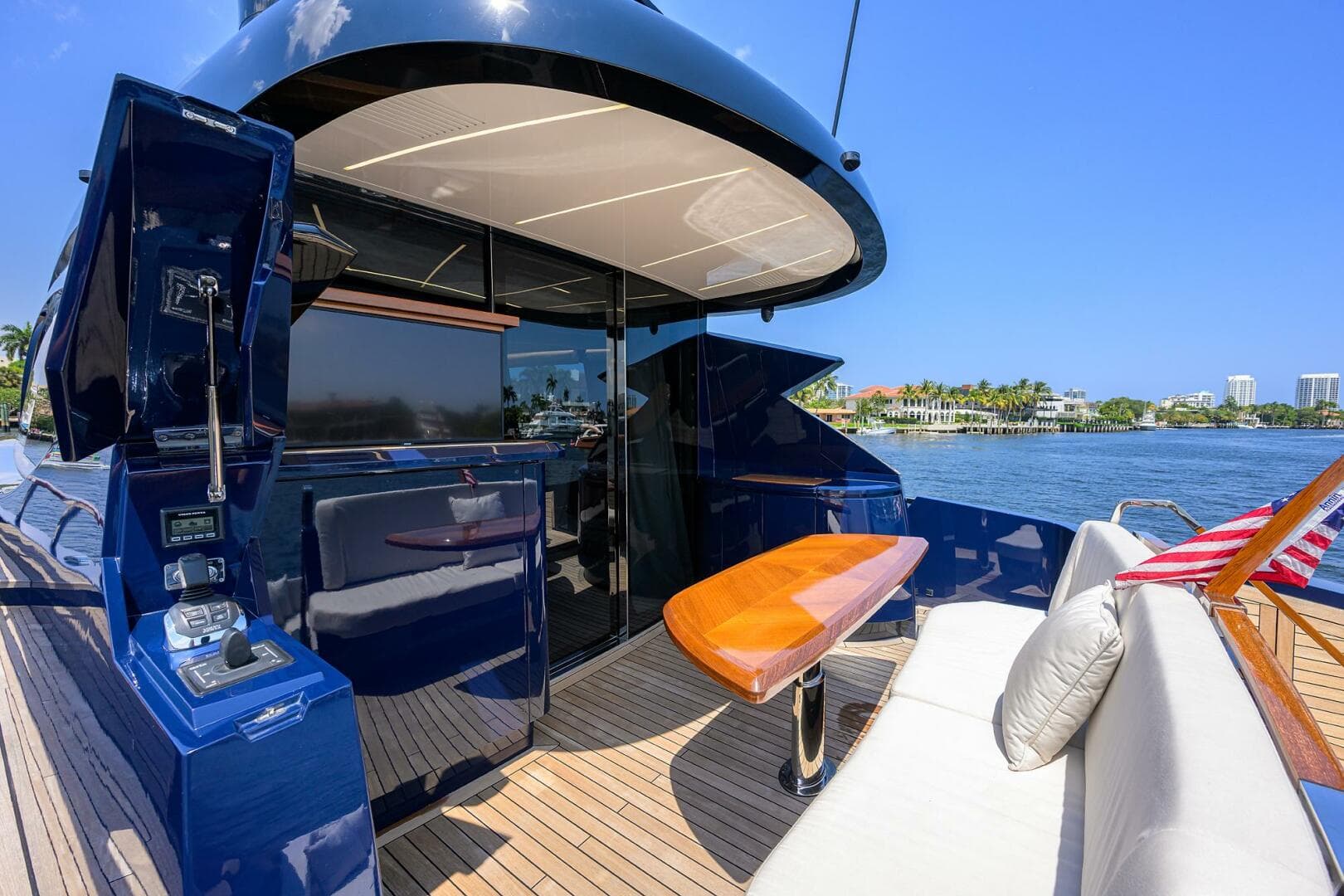 Aft Deck with Pop-Up TV